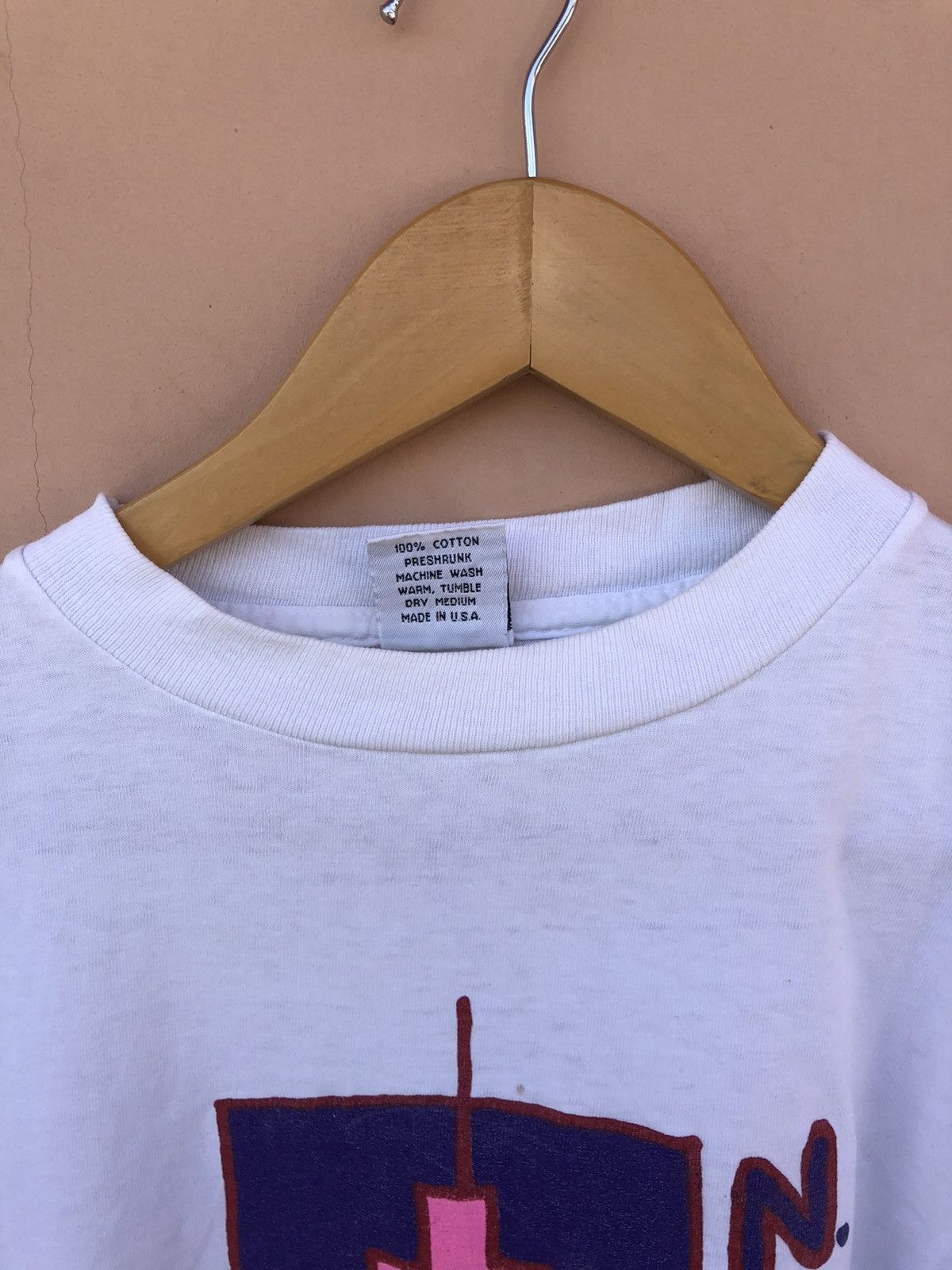 Vintage Vintage 90s NYC New York Gravity Graphics Jef Sharp Tee Size US L / EU 52-54 / 3 - 13 Thumbnail