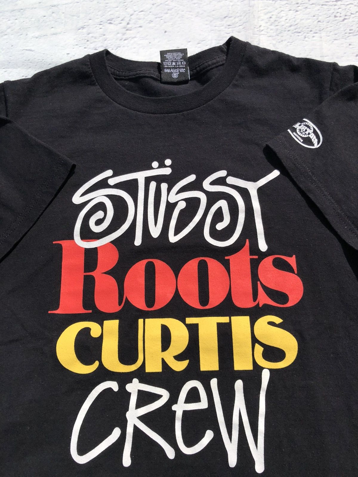 Stussy Vintage 2000s Stussy Roots Curtis Crew Music Band Tee Size US S / EU 44-46 / 1 - 3 Thumbnail