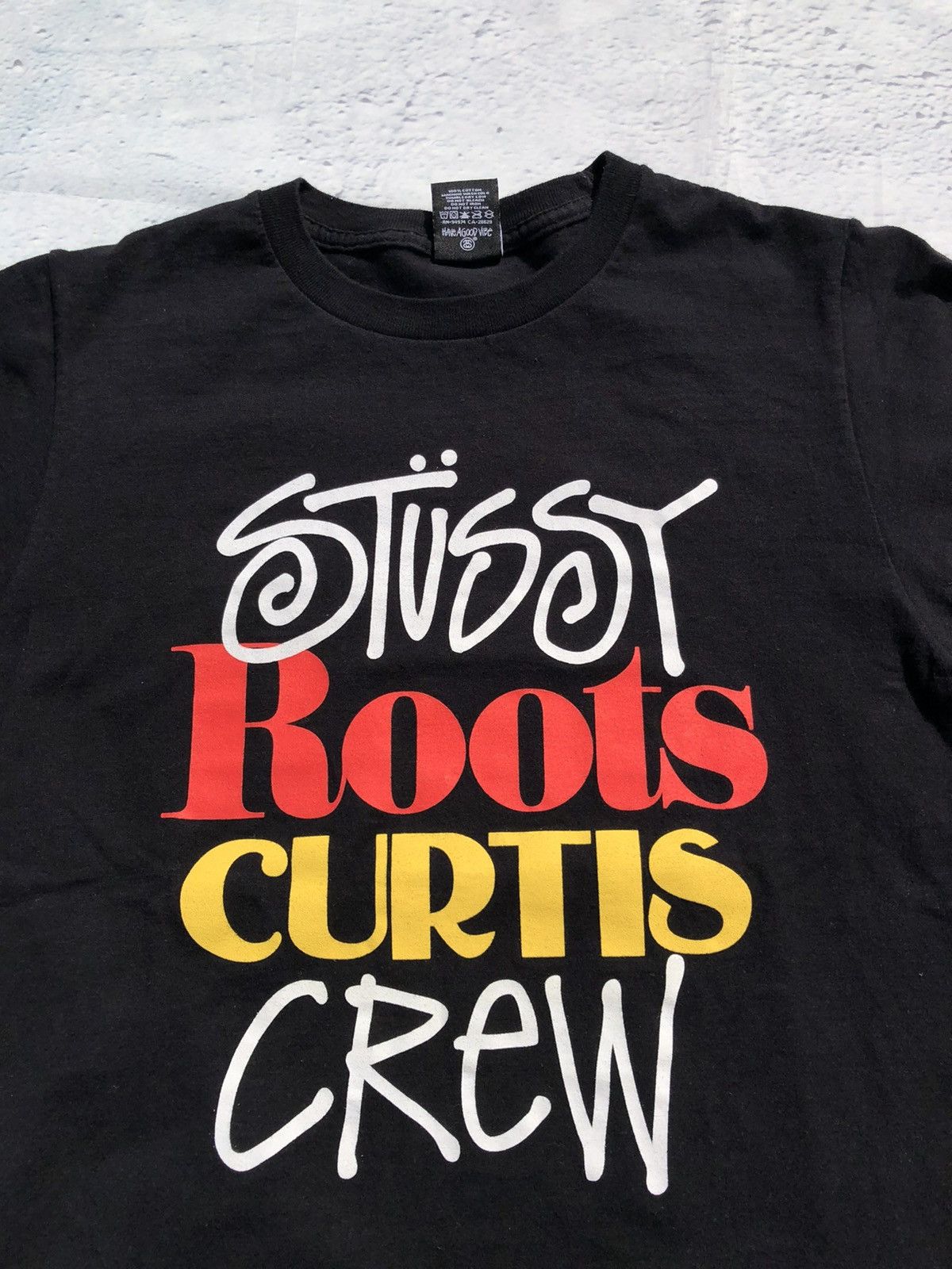 Stussy Vintage 2000s Stussy Roots Curtis Crew Music Band Tee Size US S / EU 44-46 / 1 - 4 Thumbnail