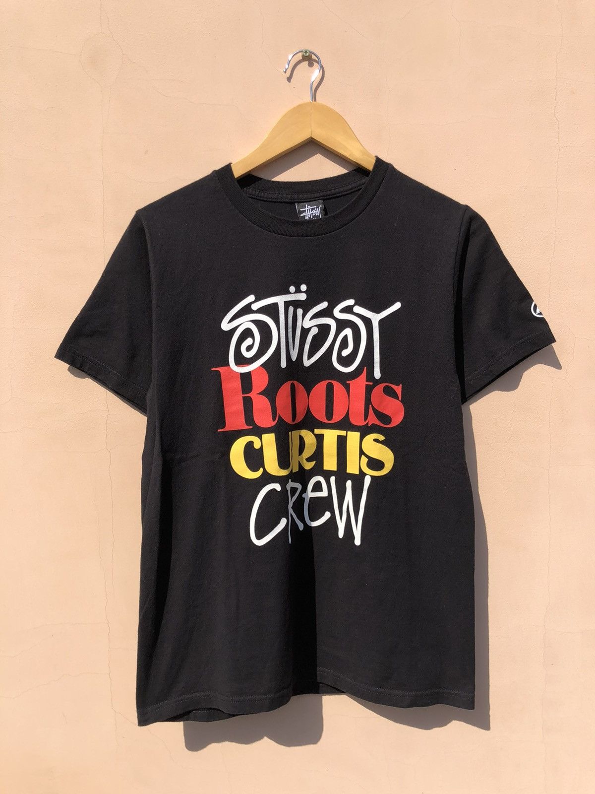 Stussy Vintage 2000s Stussy Roots Curtis Crew Music Band Tee Size US S / EU 44-46 / 1 - 1 Thumbnail