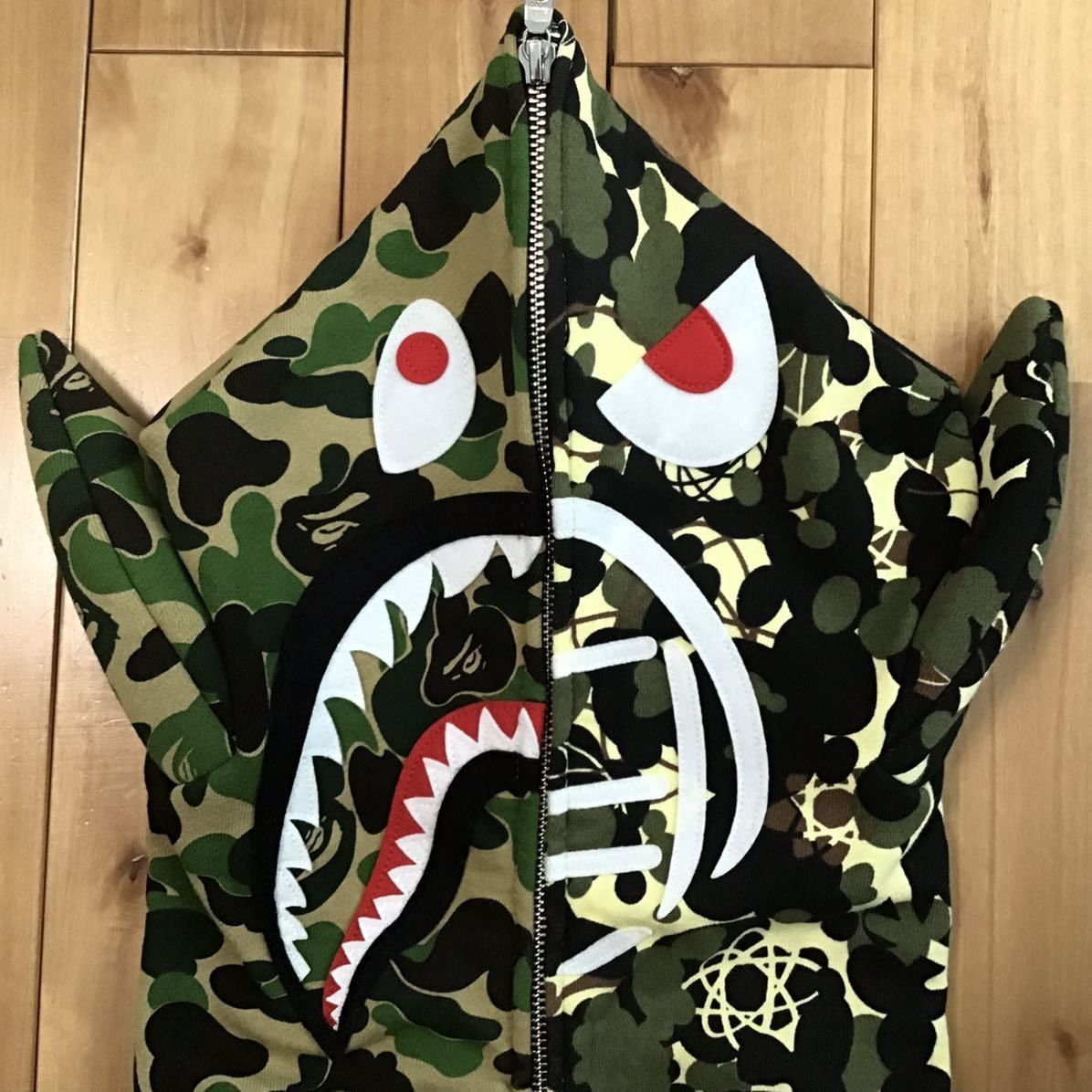 Bape BAPE × UNKLE ABC camo shark full zip hoodie a bathing ape Size US M / EU 48-50 / 2 - 3 Thumbnail
