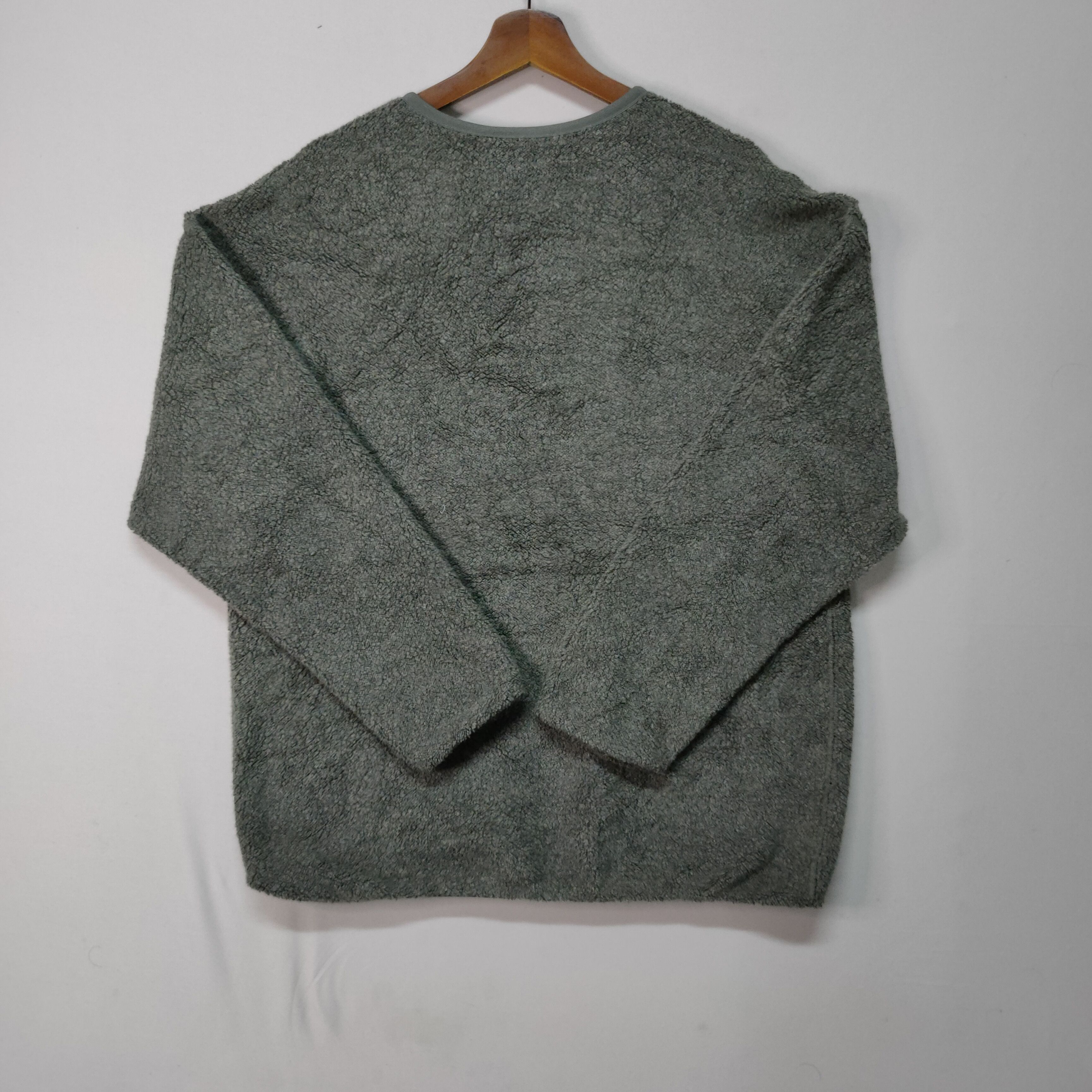 Japanese Brand × Other × Vintage VINTAGE UNBRANDED SHERPA FLEECE SWEATER SWEATSHIRT Size US XL / EU 56 / 4 - 5 Thumbnail