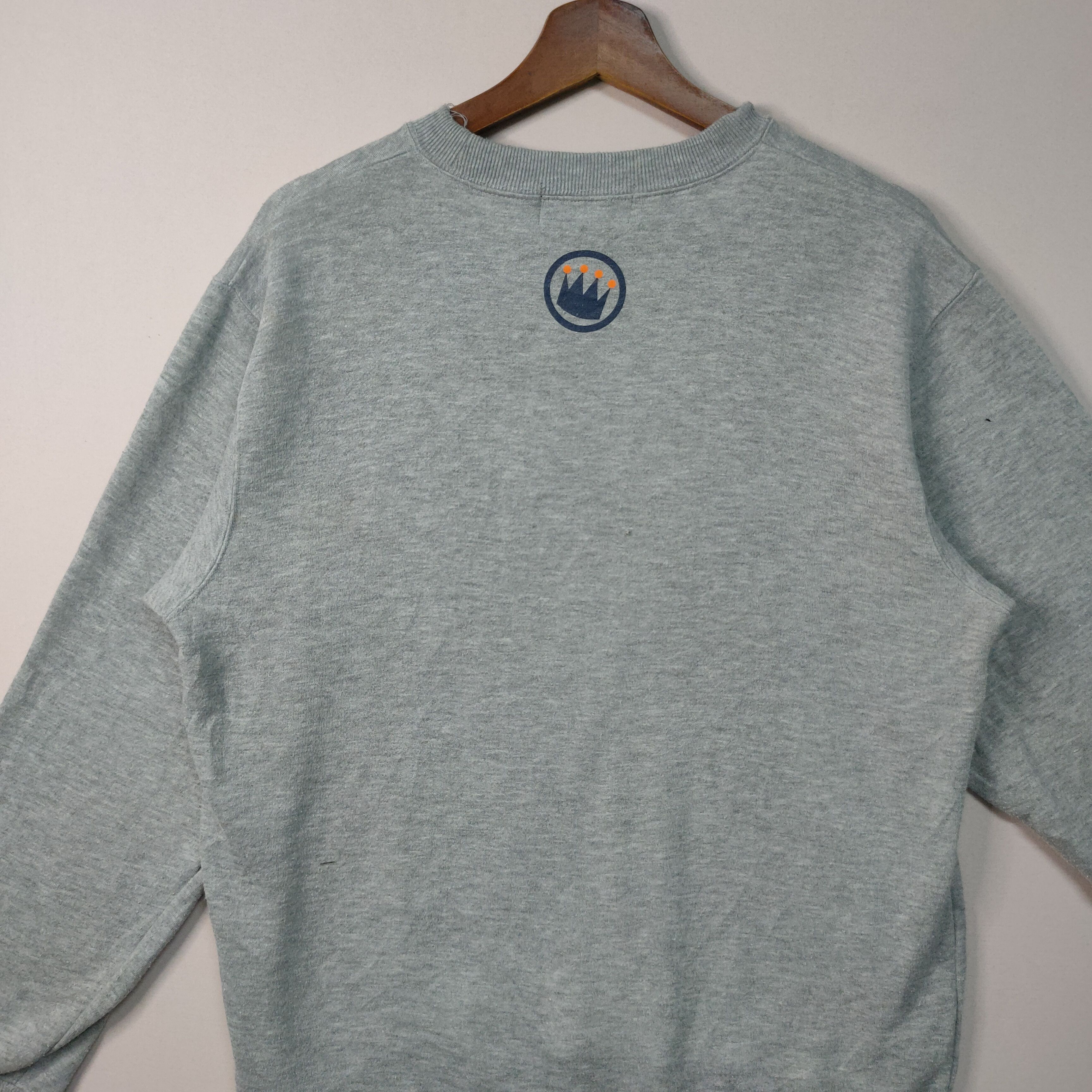 Japanese Brand VINTAGE TIME LAG CROWN LOGO SWEATSHIRT JUMPER Size US M / EU 48-50 / 2 - 2 Thumbnail