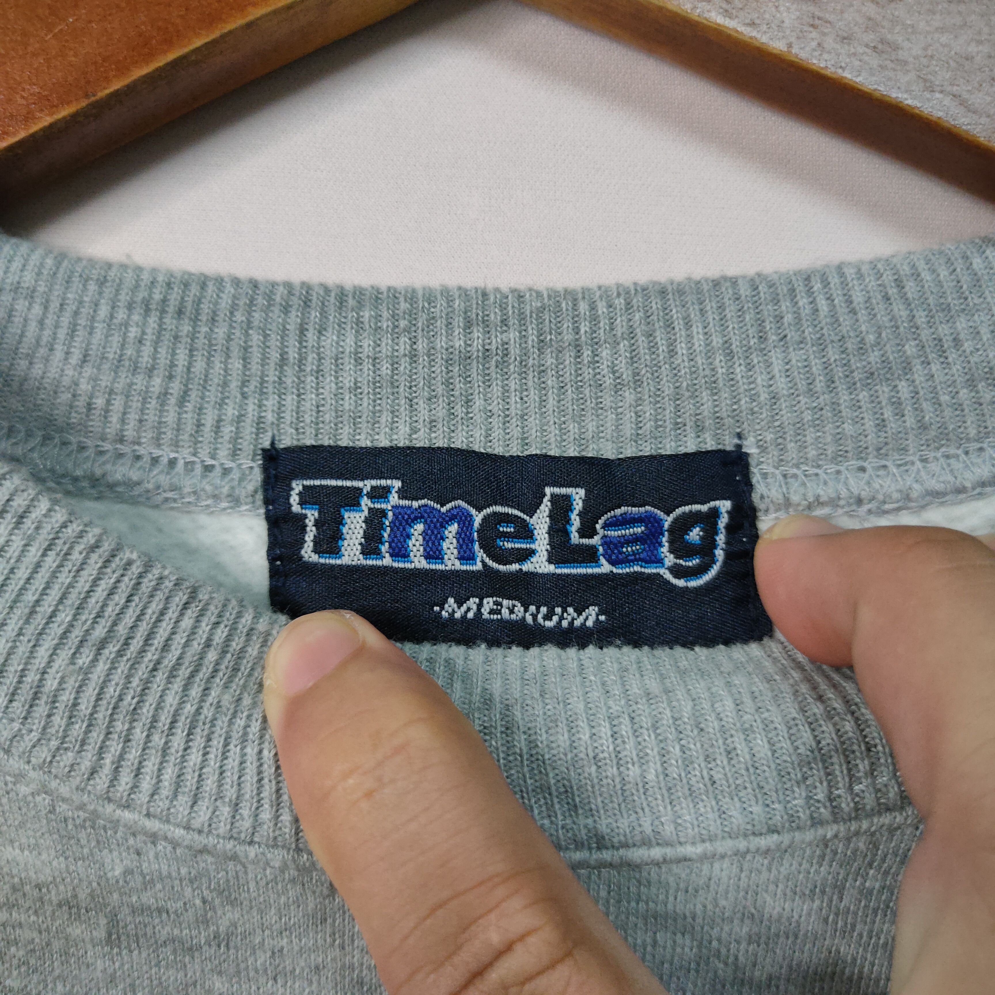 Japanese Brand VINTAGE TIME LAG CROWN LOGO SWEATSHIRT JUMPER Size US M / EU 48-50 / 2 - 7 Thumbnail
