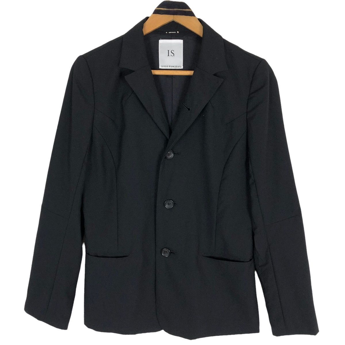 Issey Miyake Vintage IS Sunao Kuwahara Wool Short Coat Issey Miyake Size M / US 6-8 / IT 42-44 - 4 Thumbnail