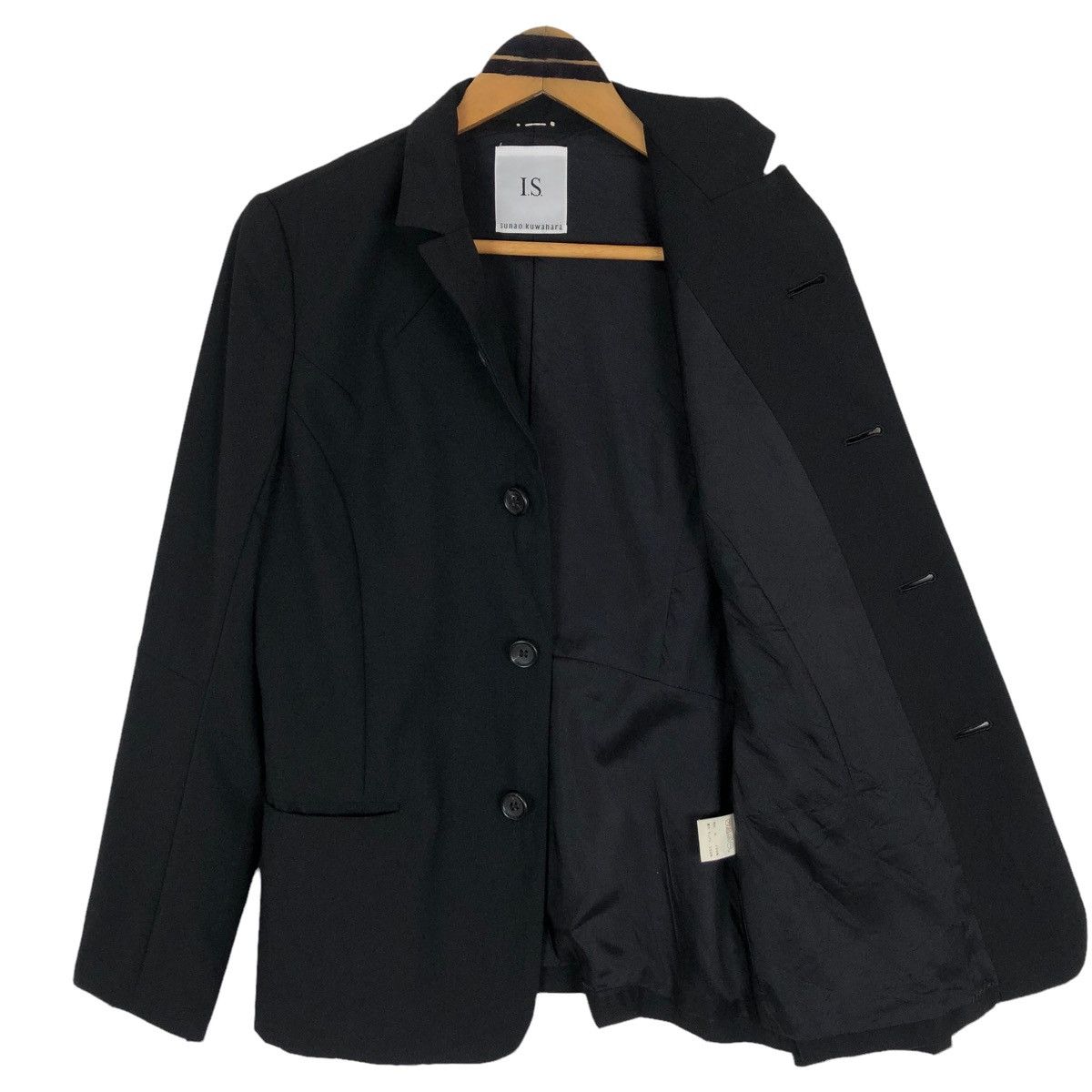 Issey Miyake Vintage IS Sunao Kuwahara Wool Short Coat Issey Miyake Size M / US 6-8 / IT 42-44 - 8 Thumbnail