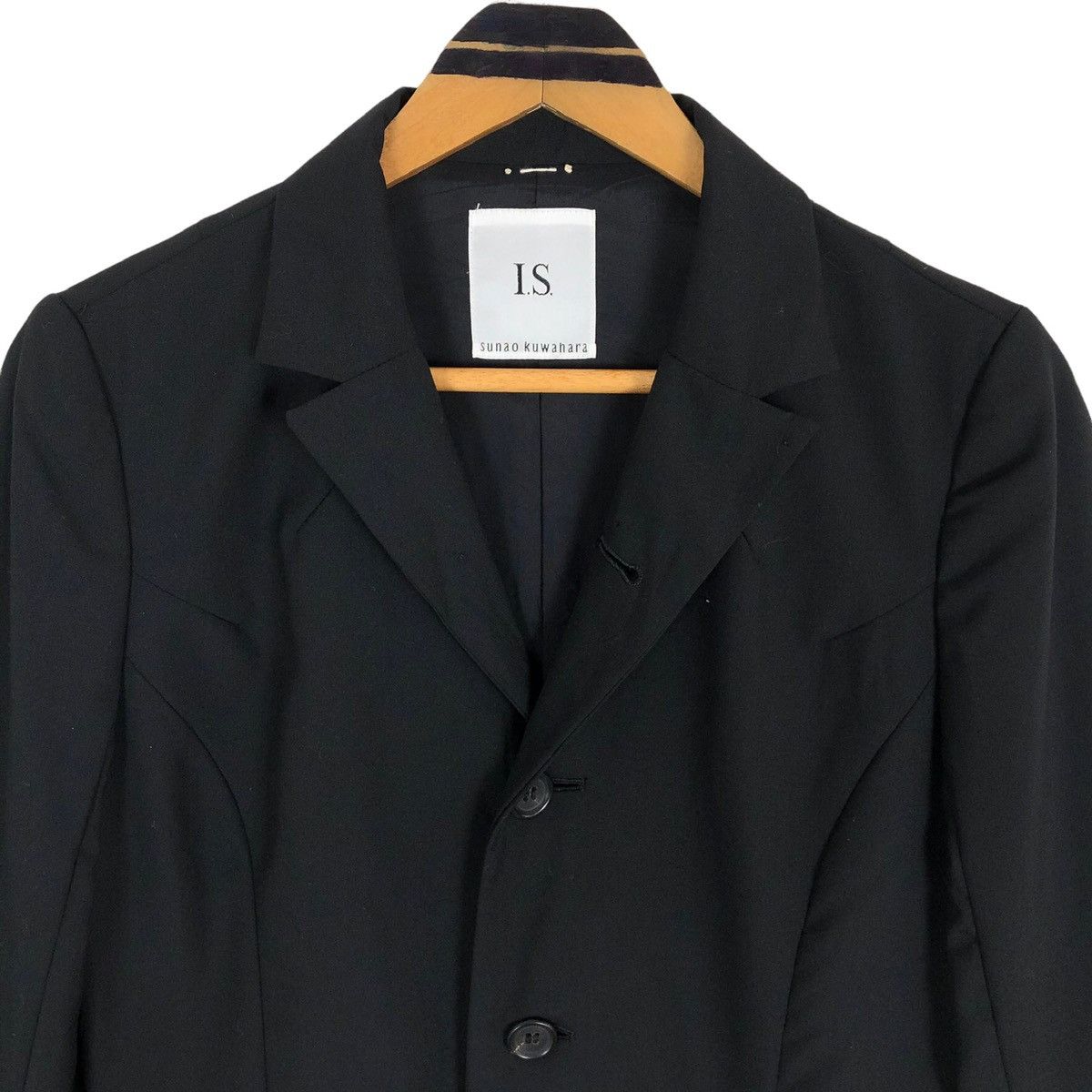 Issey Miyake Vintage IS Sunao Kuwahara Wool Short Coat Issey Miyake Size M / US 6-8 / IT 42-44 - 6 Thumbnail