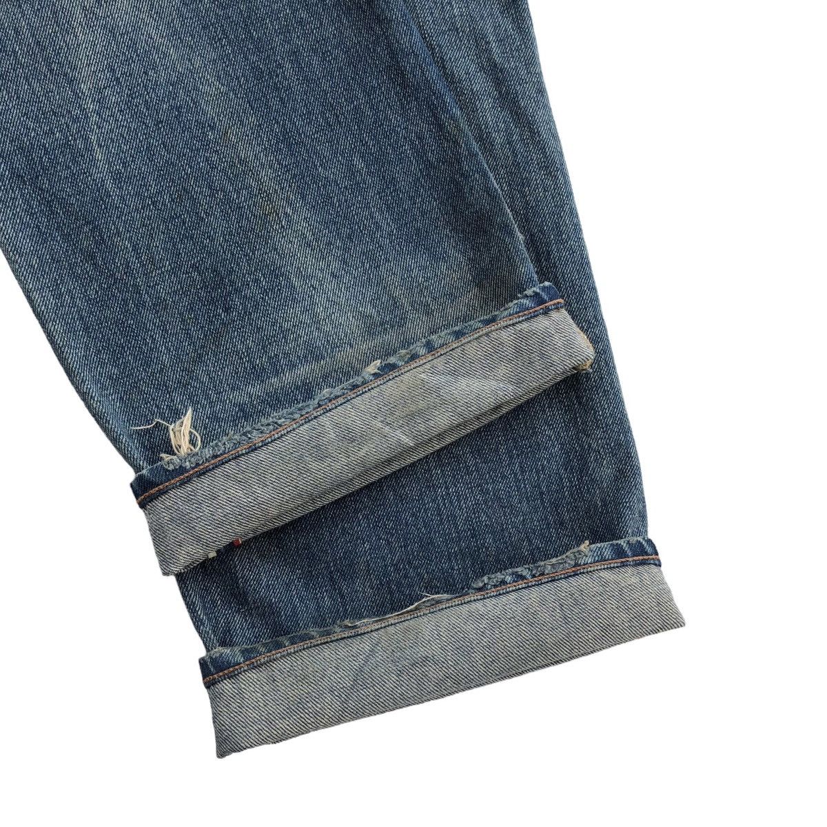 Evisu 🔥SS08 EVISU Selvedge Distressed Denim Pant Size US 33 - 22 Thumbnail