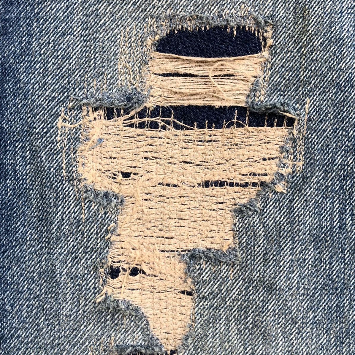 Evisu 🔥SS08 EVISU Selvedge Distressed Denim Pant Size US 33 - 8 Thumbnail
