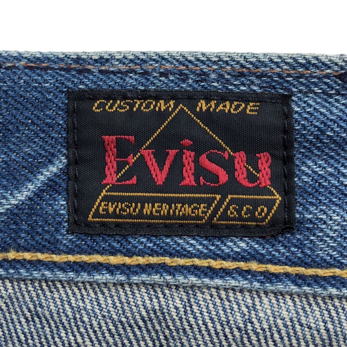 Evisu 🔥SS08 EVISU Selvedge Distressed Denim Pant Size US 33 - 24 Thumbnail