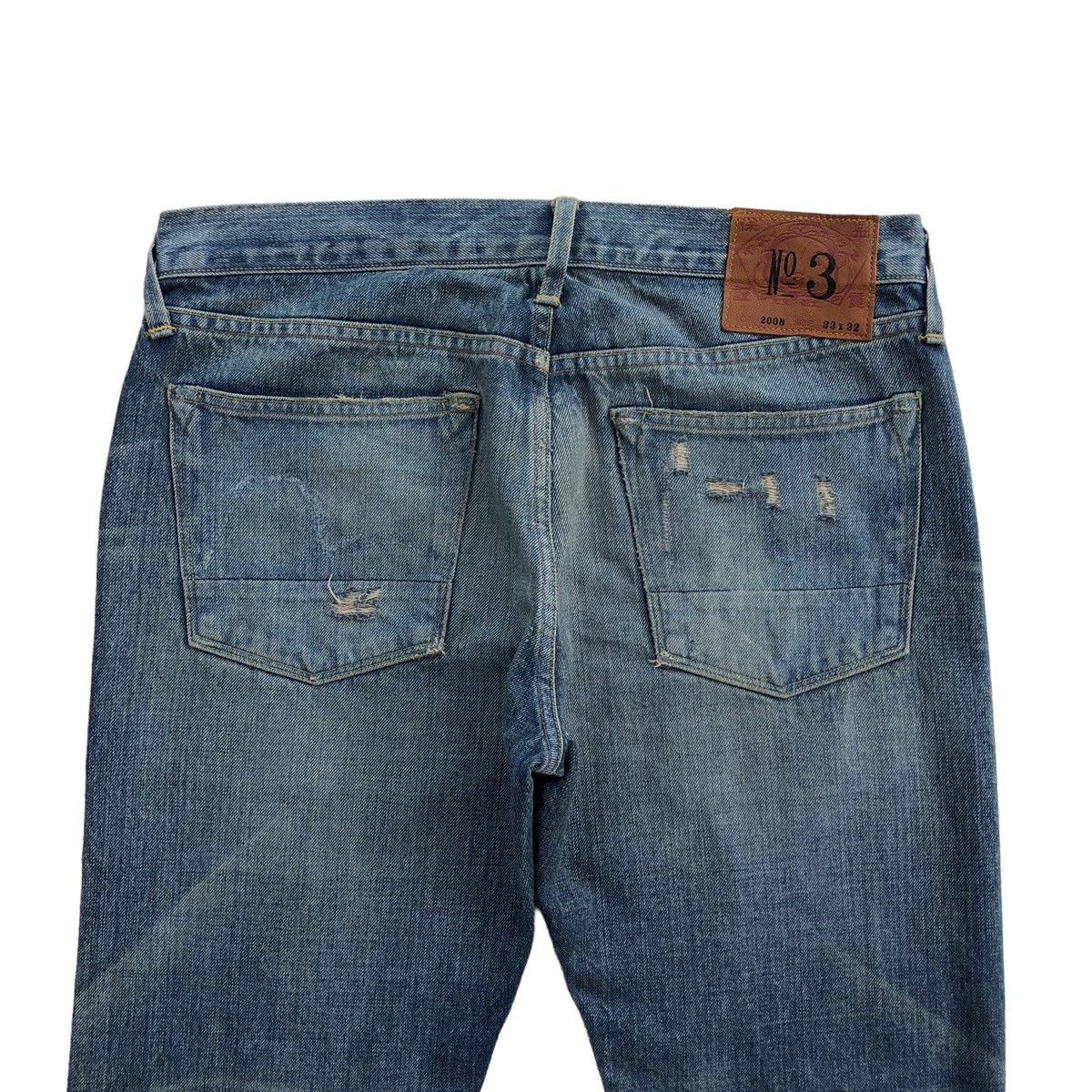 Evisu 🔥SS08 EVISU Selvedge Distressed Denim Pant Size US 33 - 12 Thumbnail
