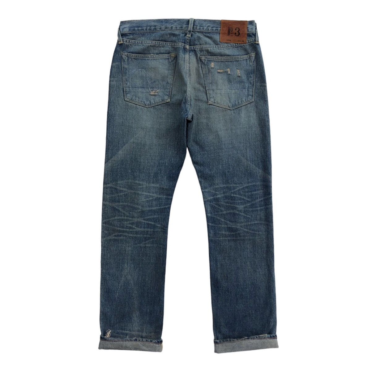 Evisu 🔥SS08 EVISU Selvedge Distressed Denim Pant Size US 33 - 11 Thumbnail
