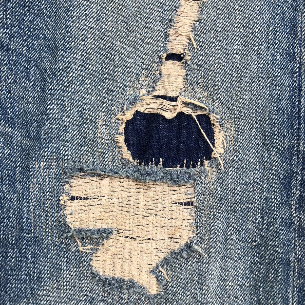 Evisu 🔥SS08 EVISU Selvedge Distressed Denim Pant Size US 33 - 10 Thumbnail