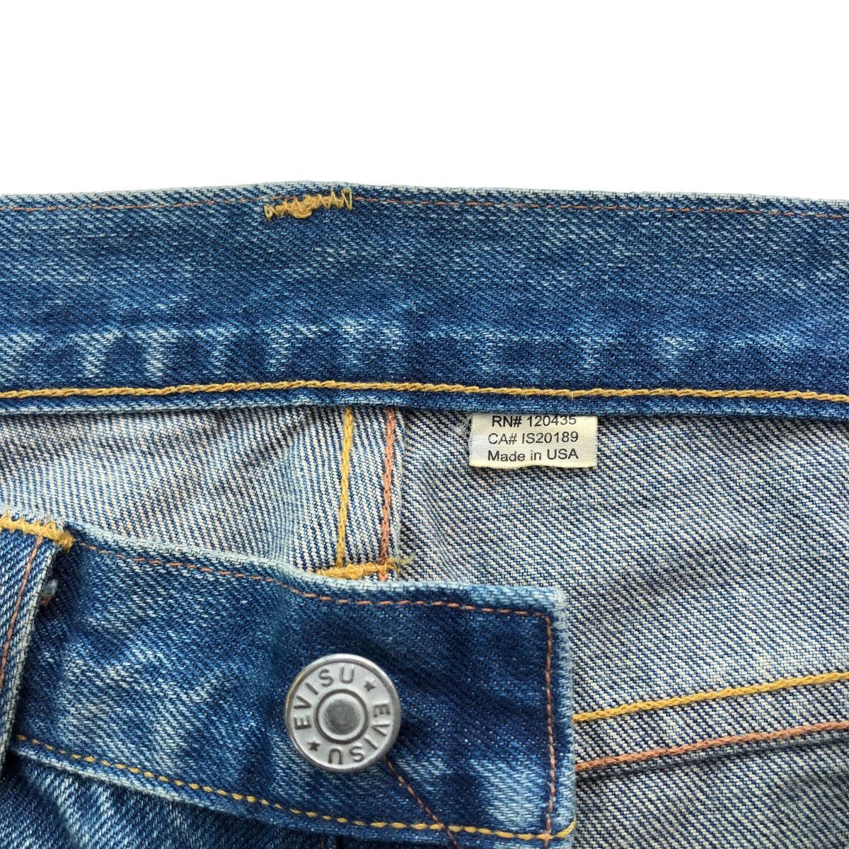 Evisu 🔥SS08 EVISU Selvedge Distressed Denim Pant Size US 33 - 18 Thumbnail