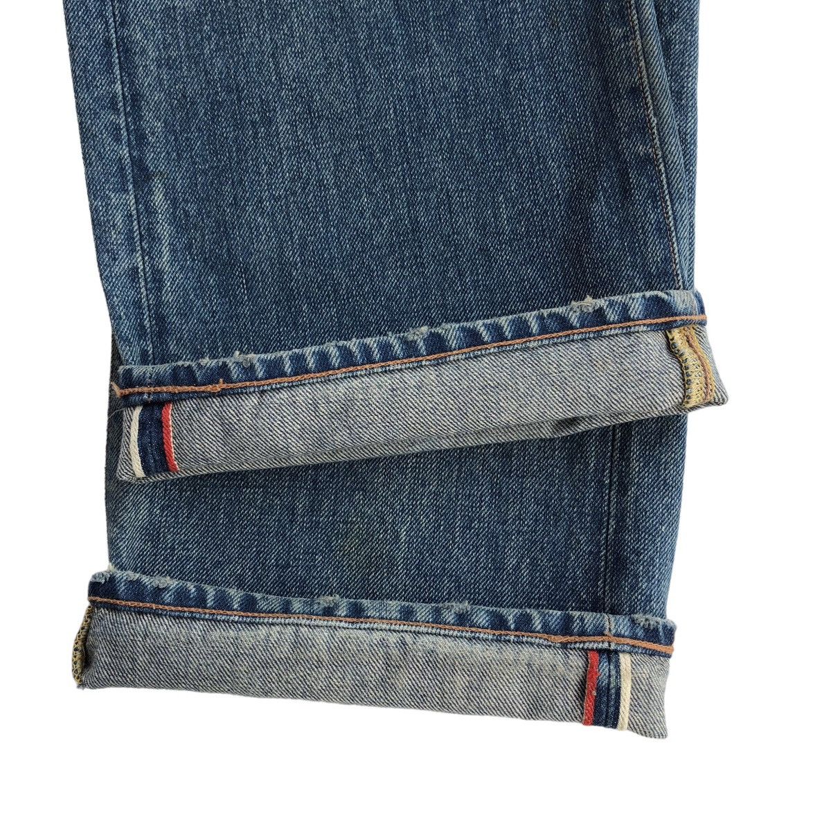 Evisu 🔥SS08 EVISU Selvedge Distressed Denim Pant Size US 33 - 20 Thumbnail