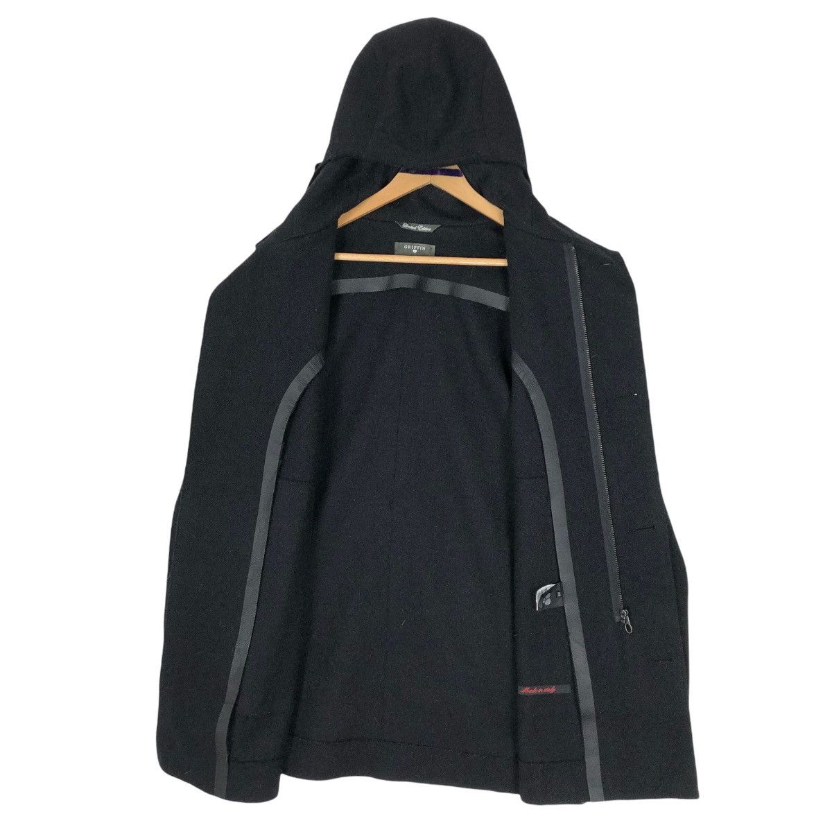 Griffin Griffin Jacket AW2011 Fox Brothers Wool Hoodie Coat Size US S / EU 44-46 / 1 - 13 Thumbnail