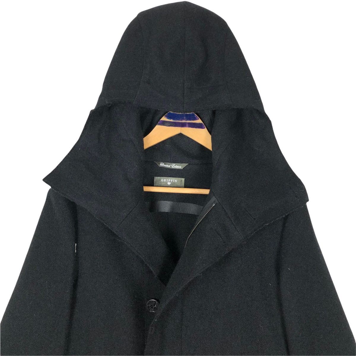 Griffin Griffin Jacket AW2011 Fox Brothers Wool Hoodie Coat Size US S / EU 44-46 / 1 - 8 Thumbnail