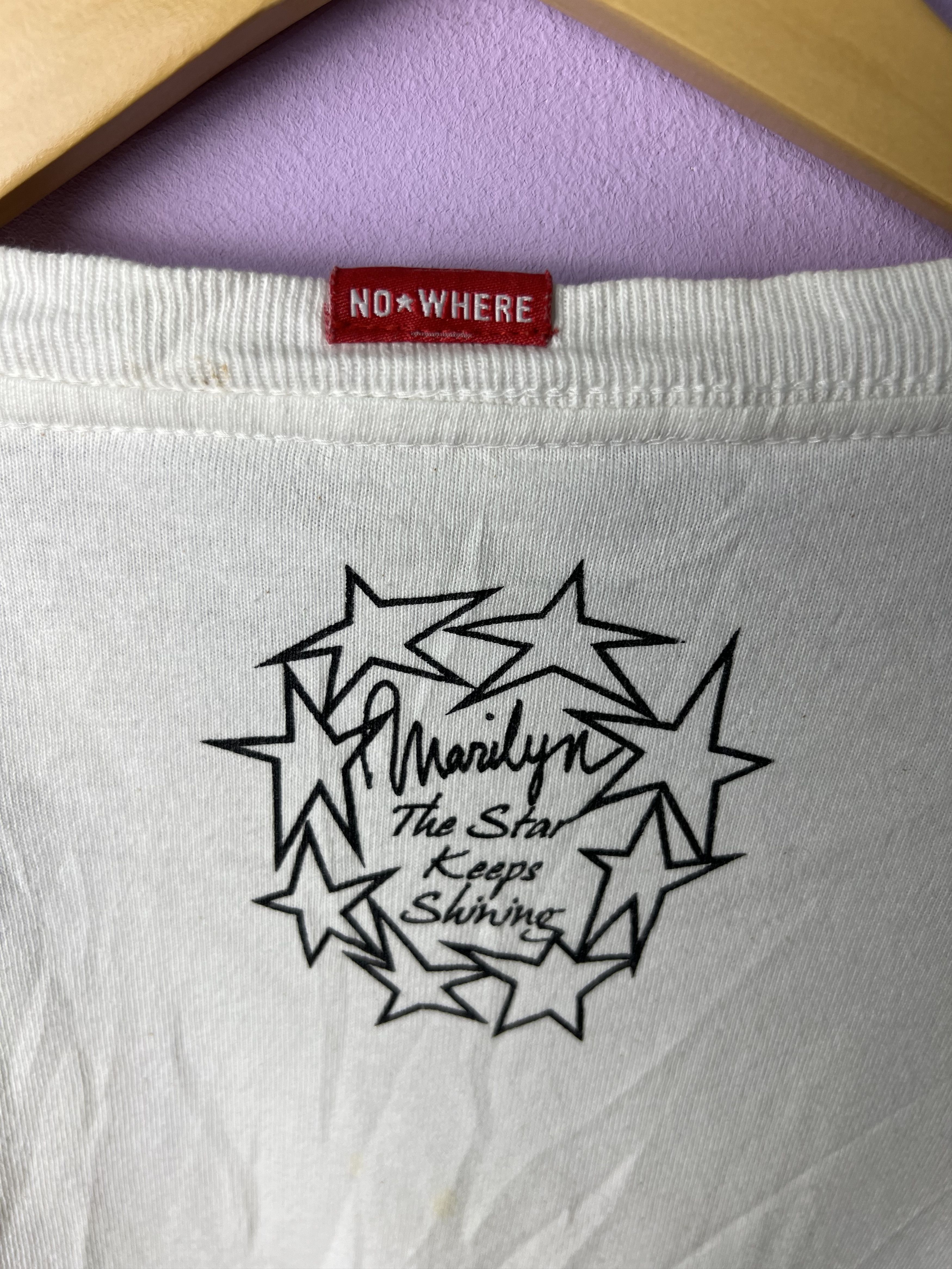 Japanese Brand 🔥Marilyn Monroe Long Sleeve Tees Size US M / EU 48-50 / 2 - 9 Thumbnail