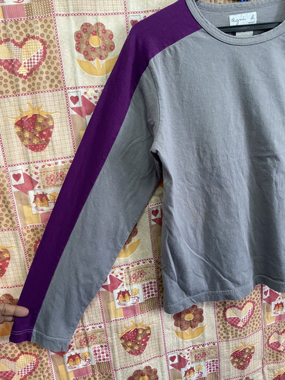 Vintage × agnes b. Agnes B. Paris Long Sleeve T-shirt Size XS / US 0-2 / IT 36-38 - 2 Thumbnail