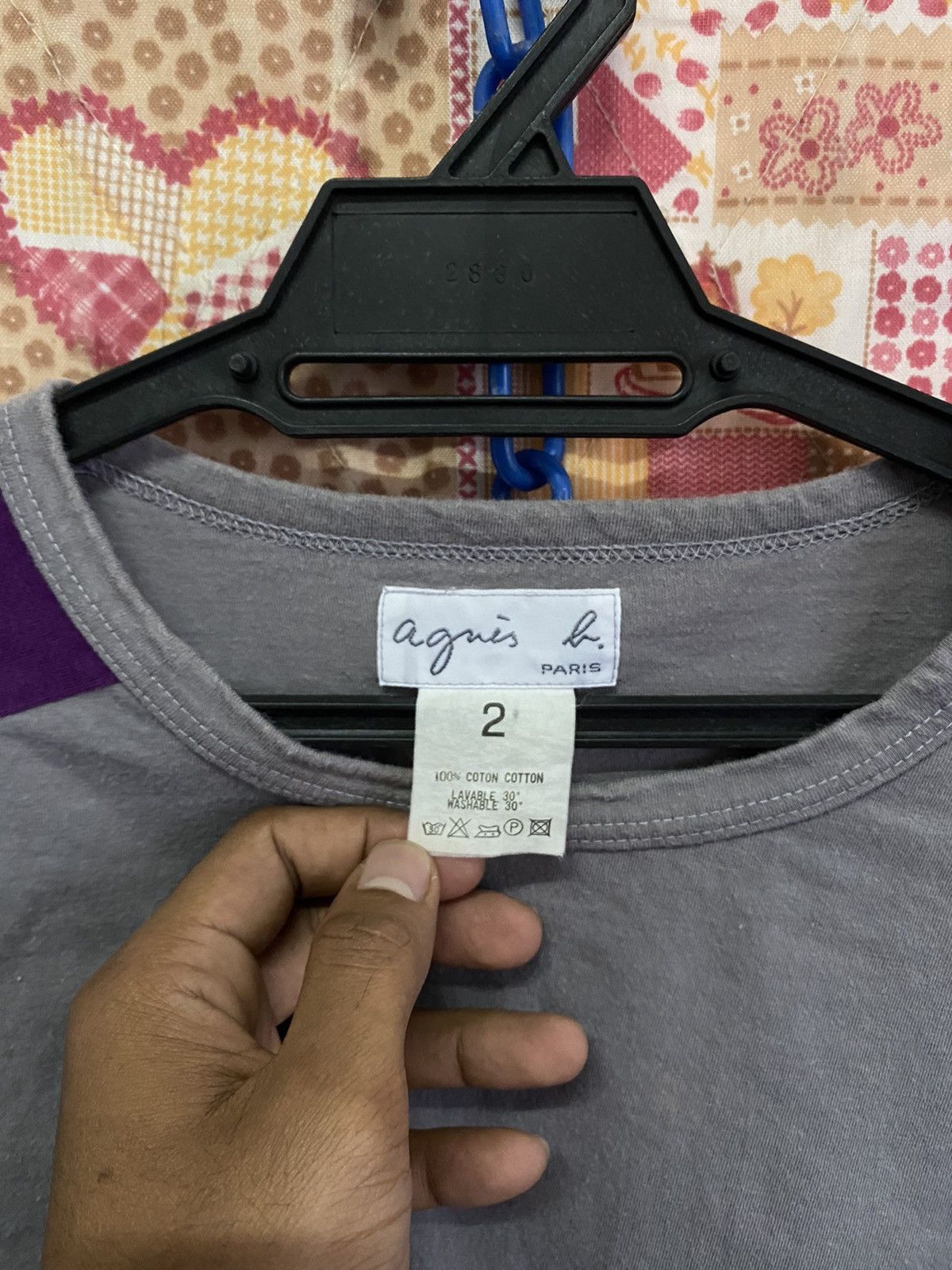 Vintage × agnes b. Agnes B. Paris Long Sleeve T-shirt Size XS / US 0-2 / IT 36-38 - 4 Thumbnail