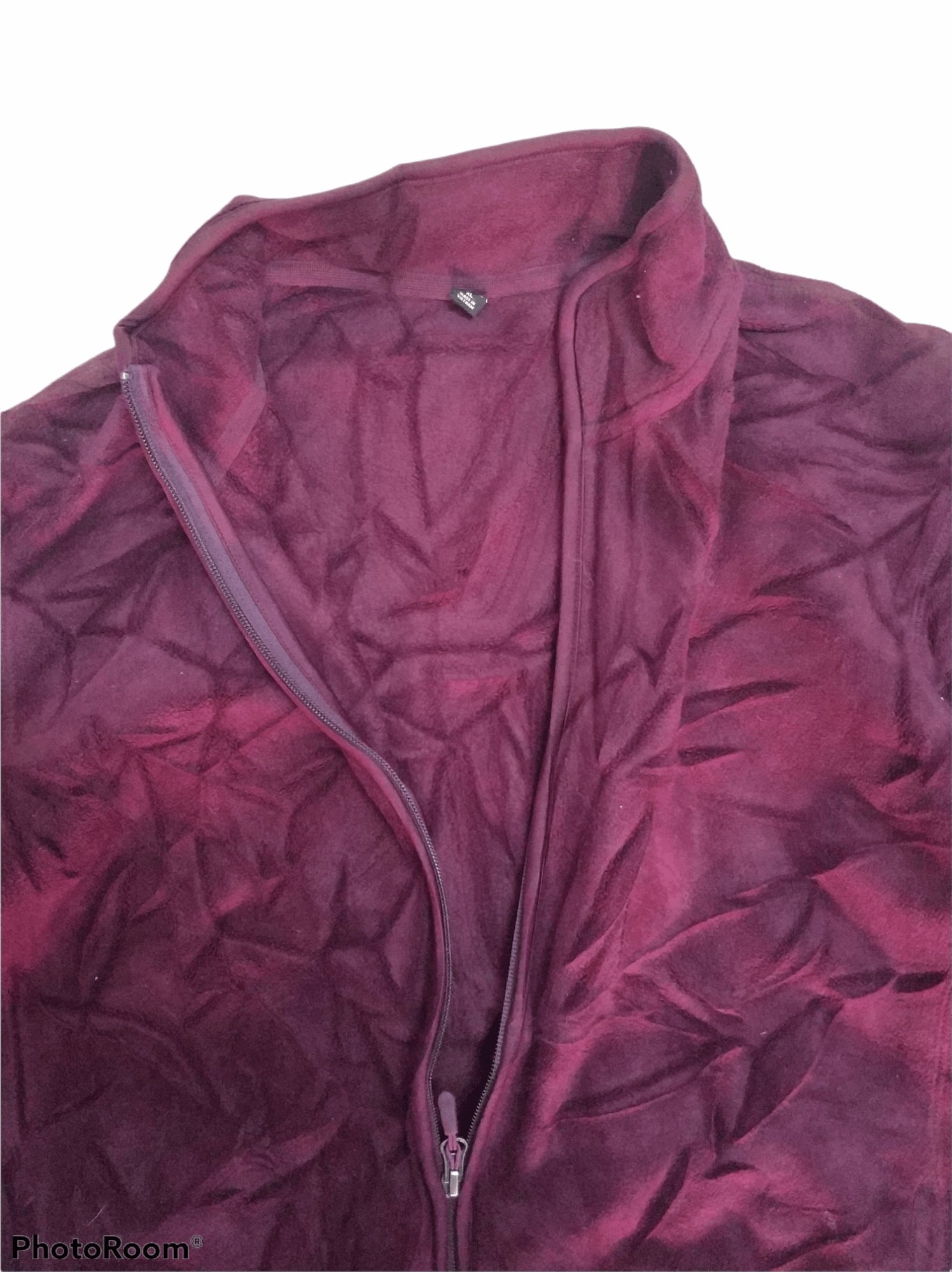 Japanese Brand 🔥Maroon Uniqlo Zipper Fleece Jacket Size US M / EU 48-50 / 2 - 2 Thumbnail