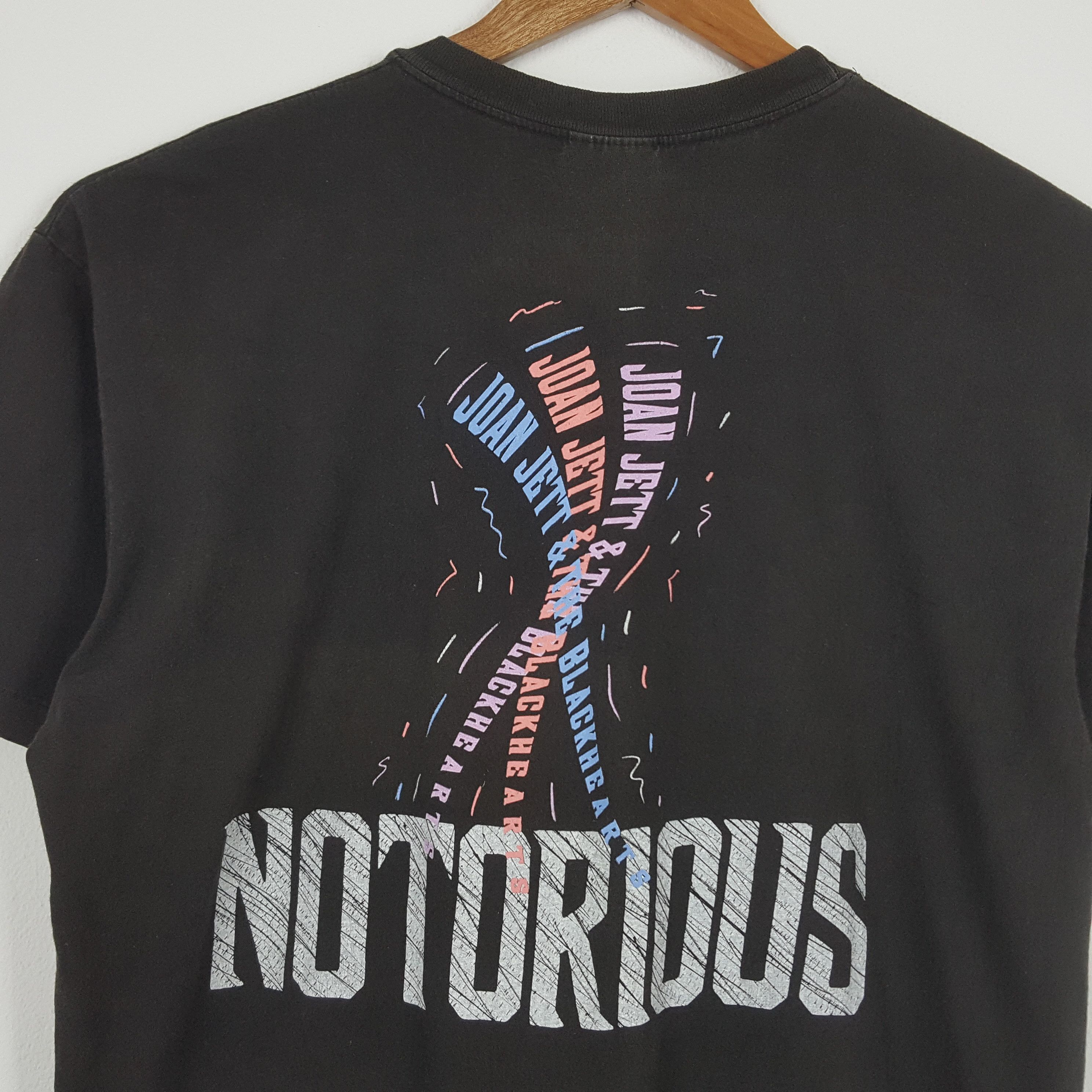Band Tees × Vintage Vintage JOAN JETT & THE BLACKHEARTS Musical Group t-shirt Size US L / EU 52-54 / 3 - 4 Thumbnail