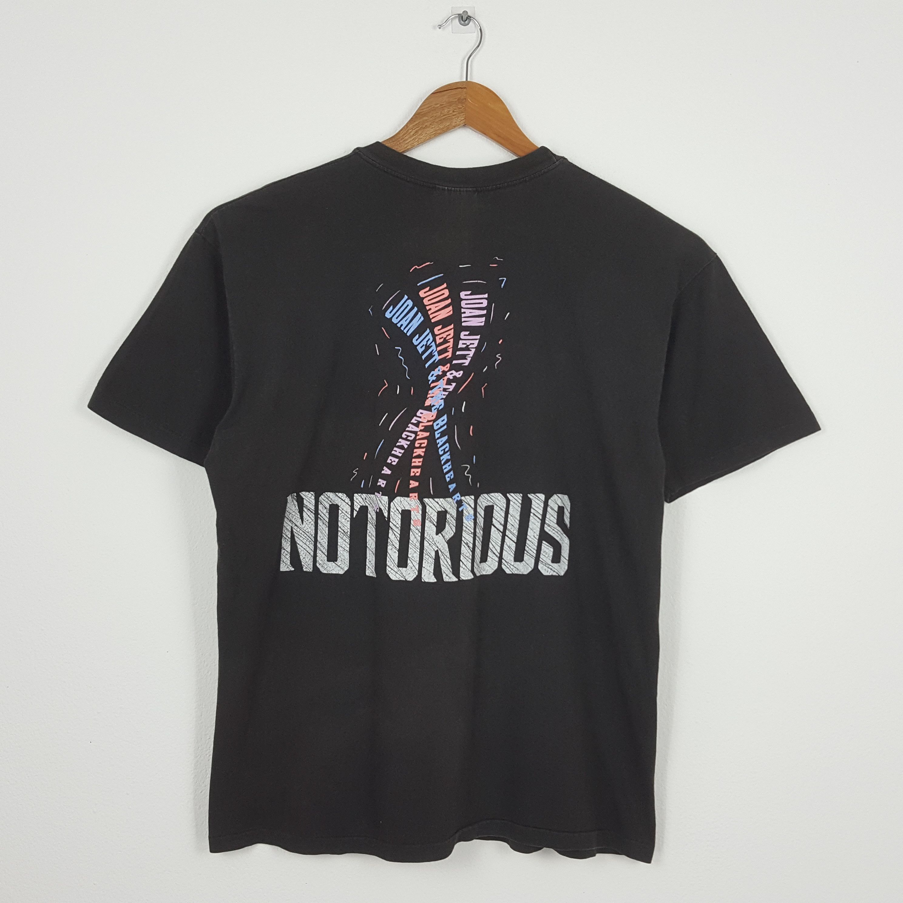 Band Tees × Vintage Vintage JOAN JETT & THE BLACKHEARTS Musical Group t-shirt Size US L / EU 52-54 / 3 - 5 Thumbnail