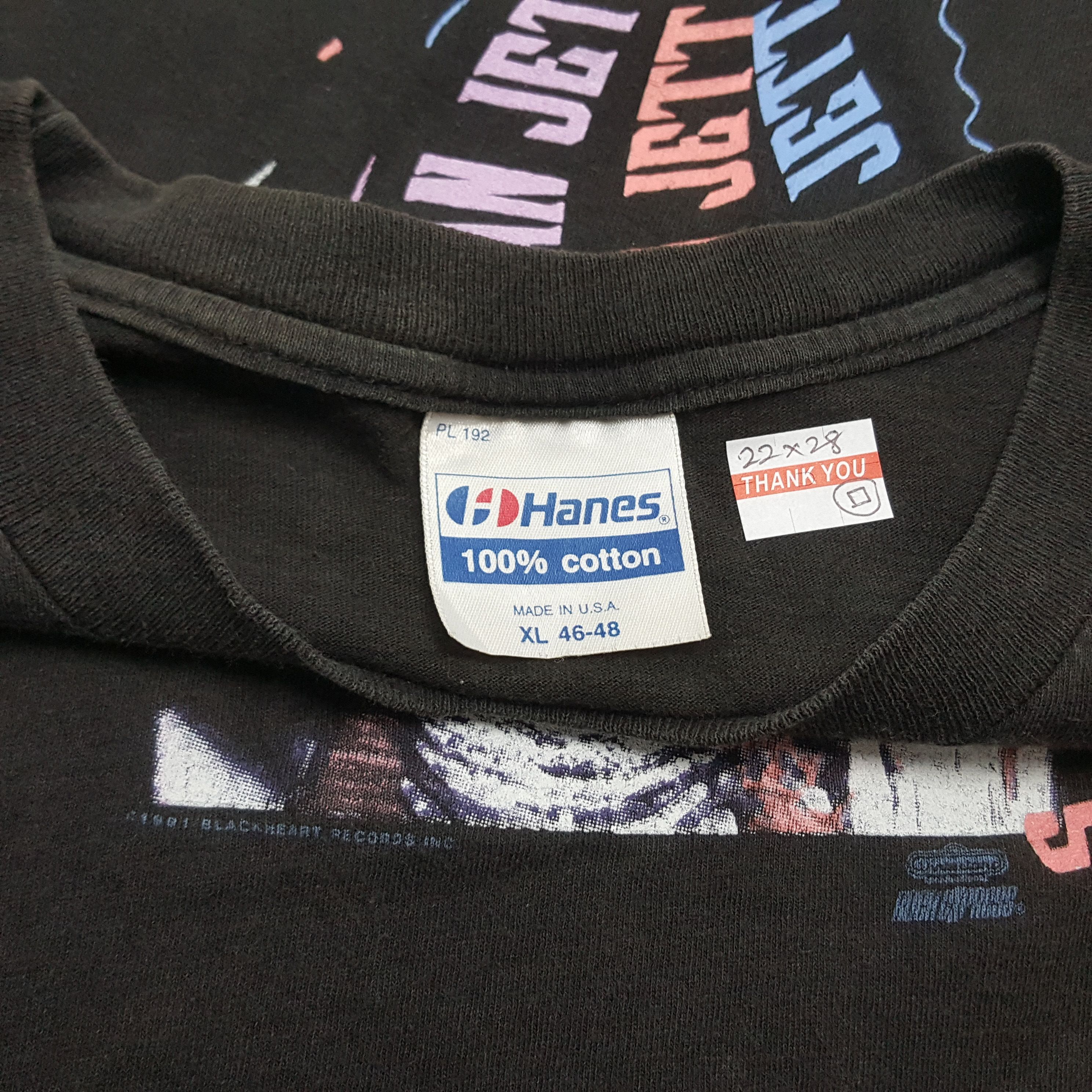 Band Tees × Vintage Vintage JOAN JETT & THE BLACKHEARTS Musical Group t-shirt Size US L / EU 52-54 / 3 - 3 Thumbnail