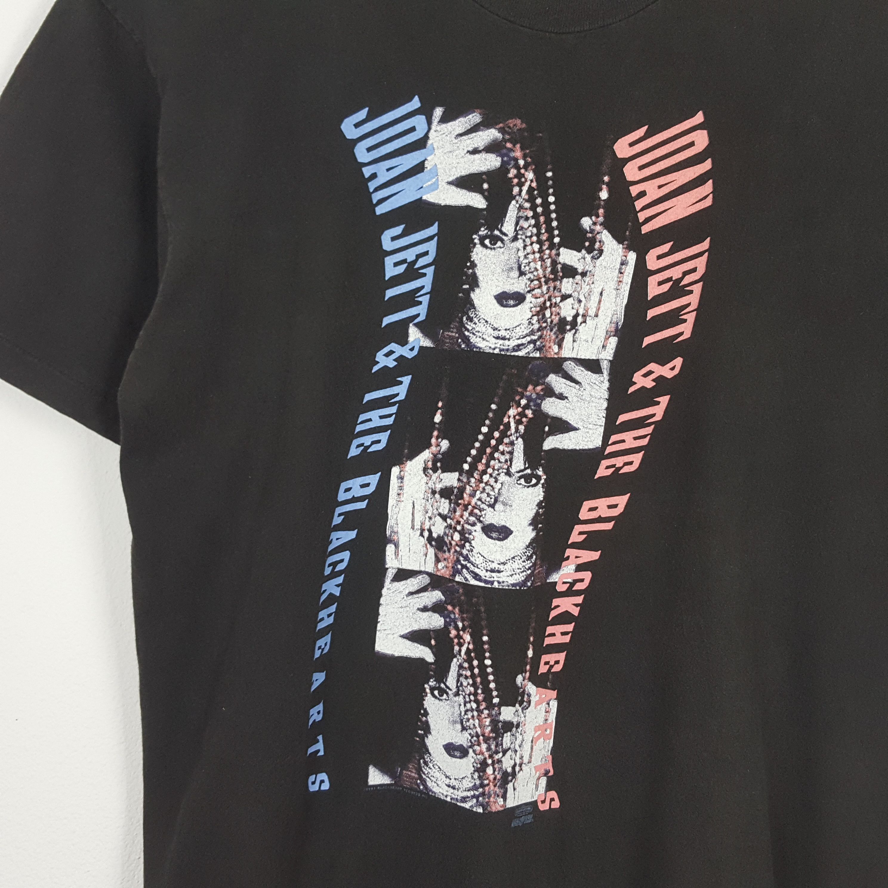 Band Tees × Vintage Vintage JOAN JETT & THE BLACKHEARTS Musical Group t-shirt Size US L / EU 52-54 / 3 - 6 Thumbnail