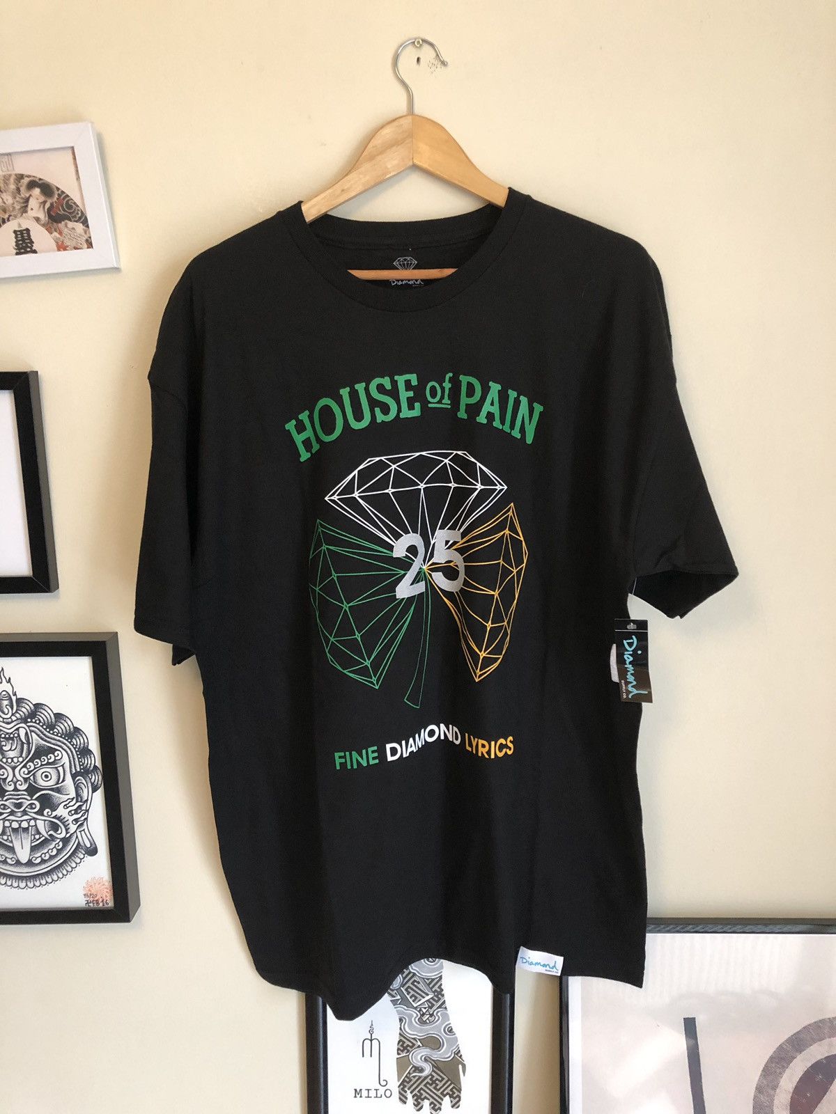 Band Tees × Diamond Supply Co. Diamond Supply Co. X House of Pain 25th anniversary tee Size US XL / EU 56 / 4 - 1 Thumbnail