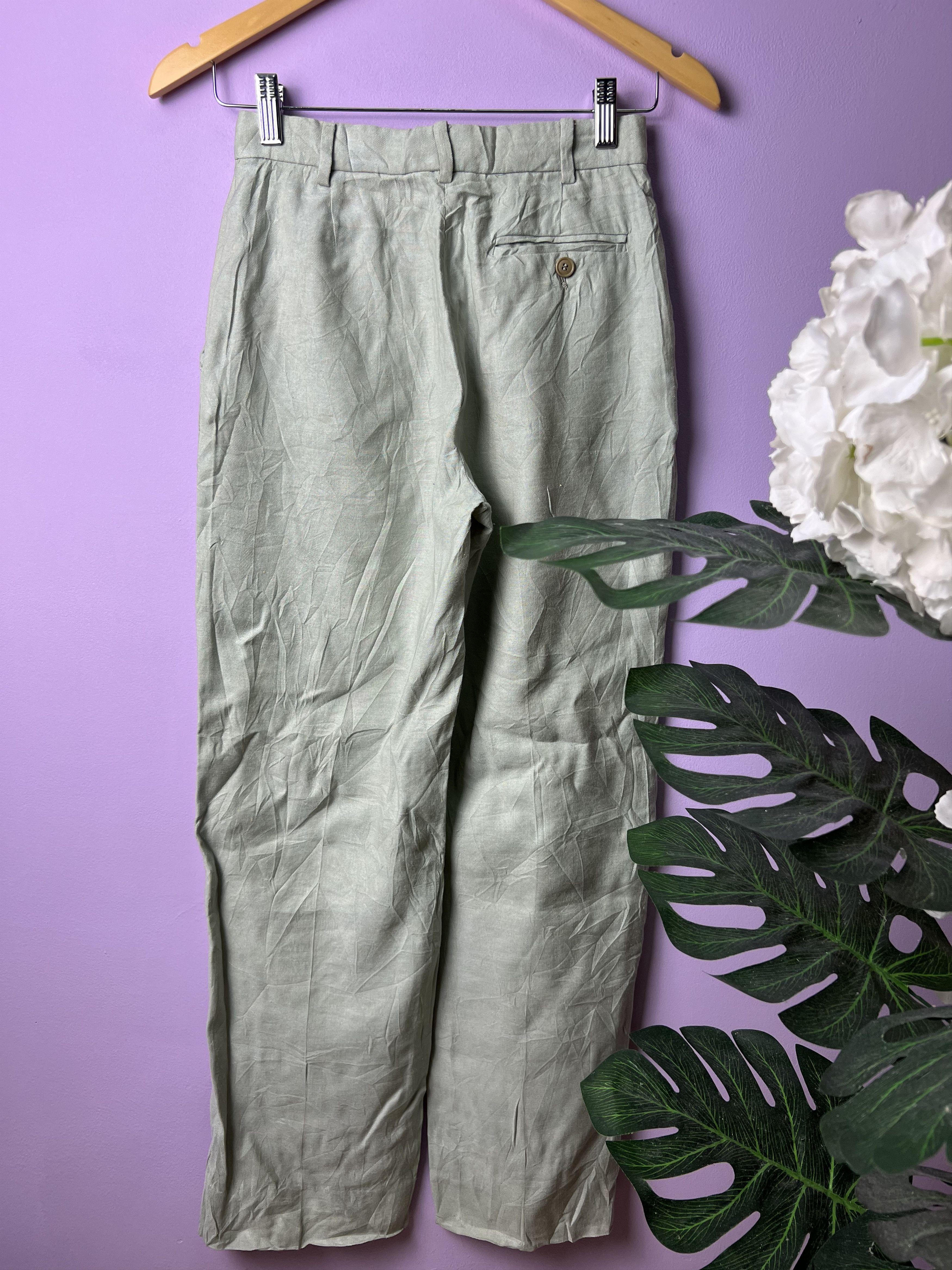 Armani 🔥Vintage Armani Pleat Pants Size 25" / US 0 / IT 36 - 3 Thumbnail