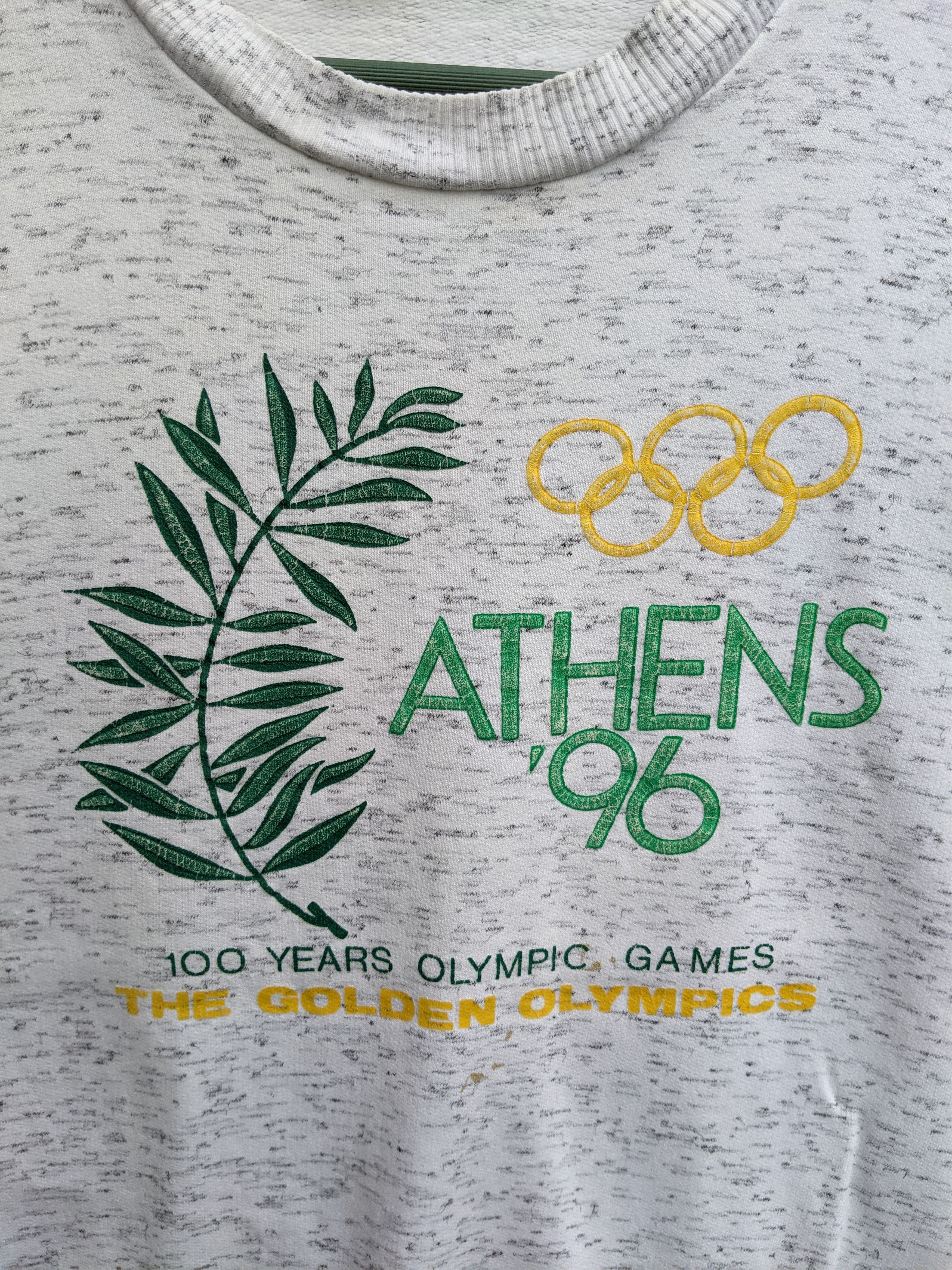 USA Olympics × Vintage Vintage 100 Years Olympics Games Athens 96 Sweatshirt Size US M / EU 48-50 / 2 - 3 Thumbnail