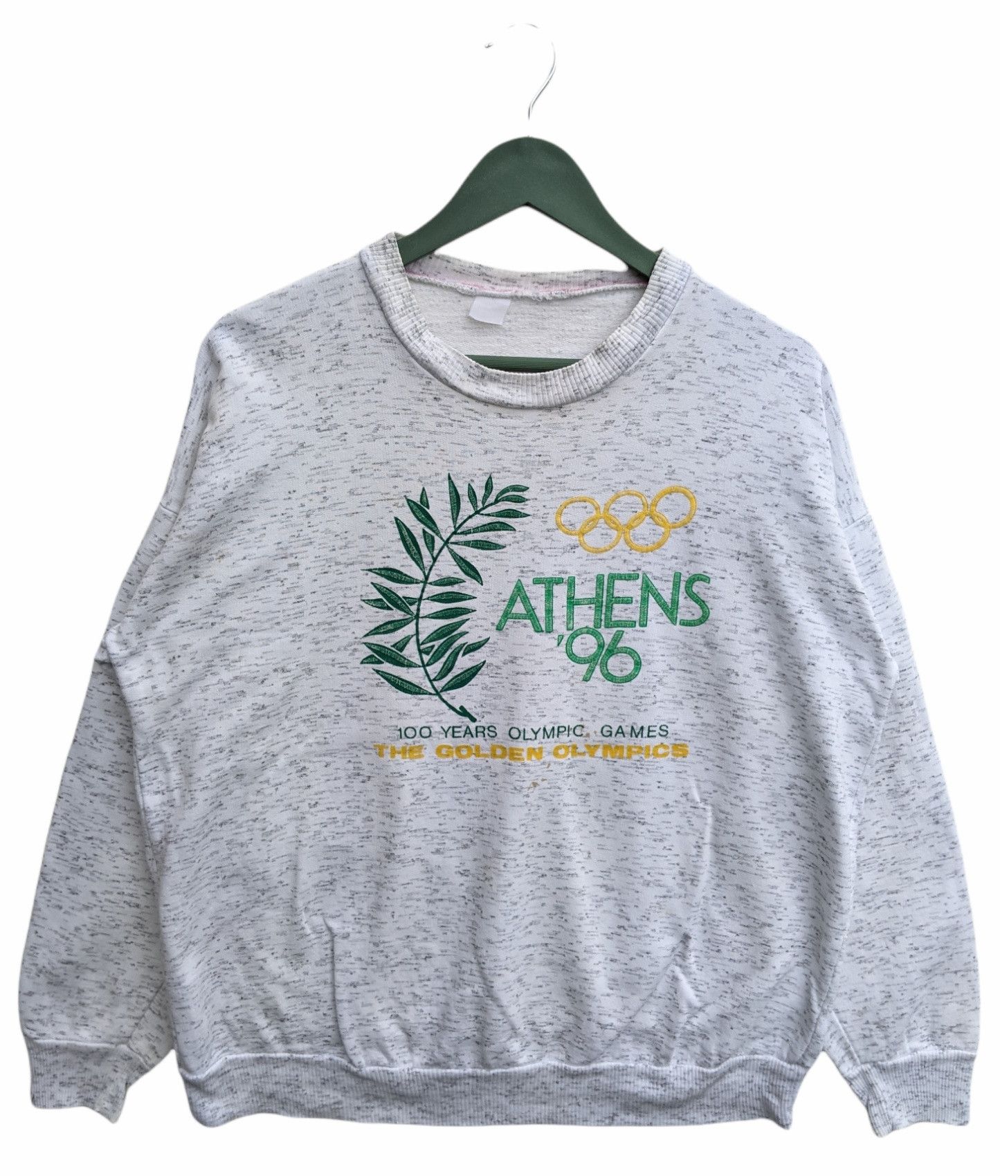 USA Olympics × Vintage Vintage 100 Years Olympics Games Athens 96 Sweatshirt Size US M / EU 48-50 / 2 - 1 Thumbnail