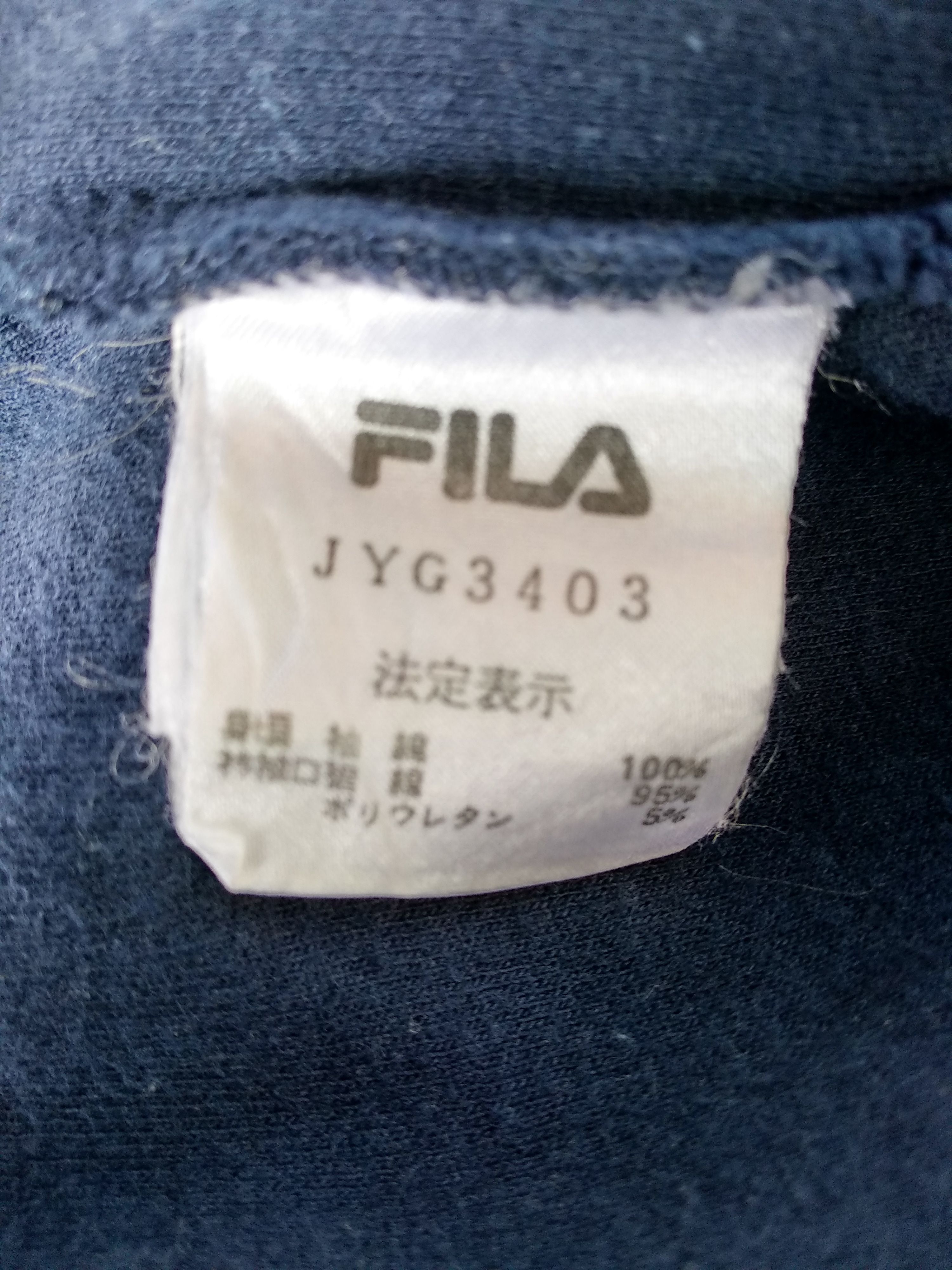Fila × Vintage Vintage Big Logo Fila Golf Sweatshirt/Size M/Black Size US M / EU 48-50 / 2 - 6 Thumbnail