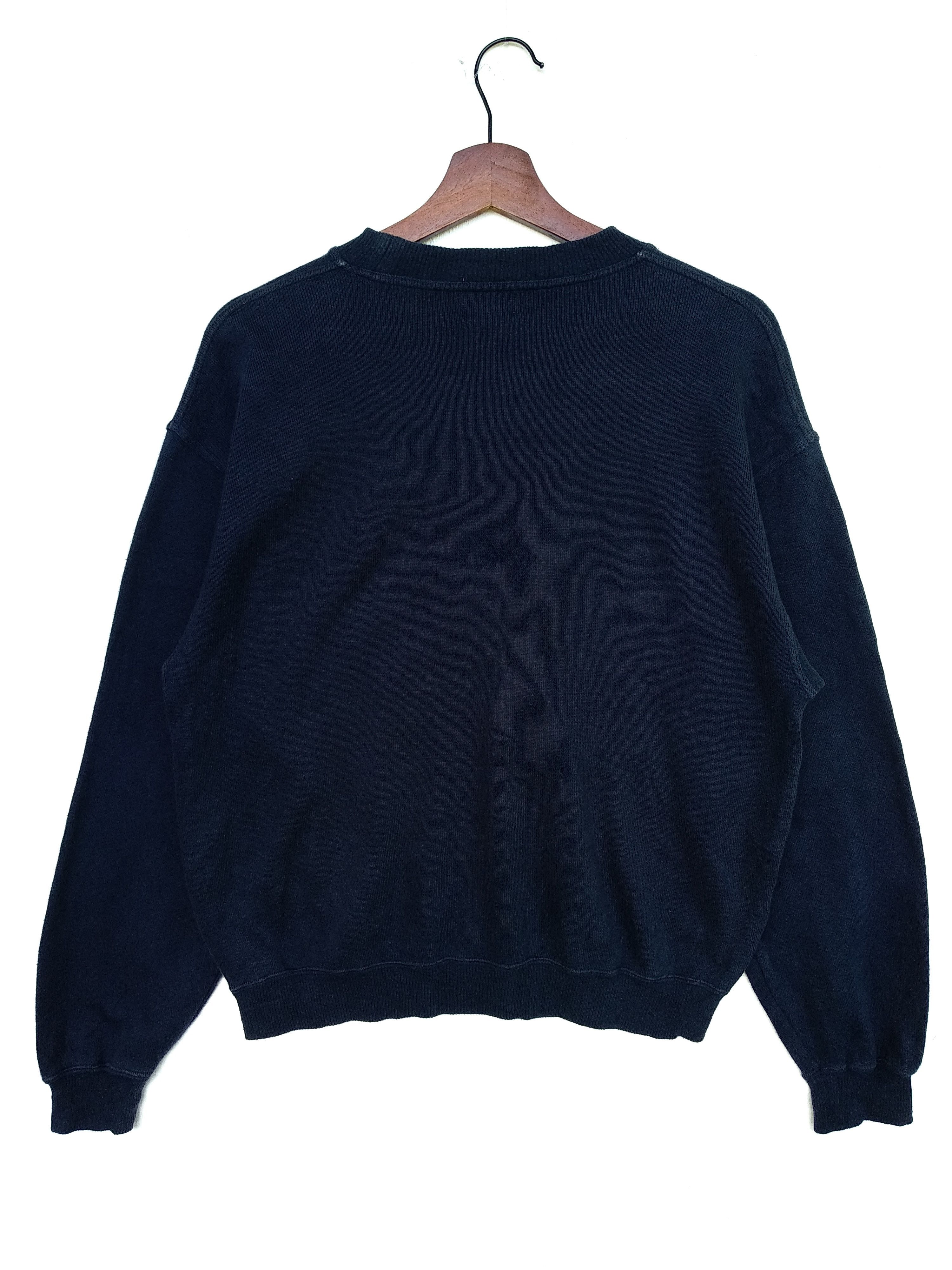 Fila × Vintage Vintage Big Logo Fila Golf Sweatshirt/Size M/Black Size US M / EU 48-50 / 2 - 3 Thumbnail