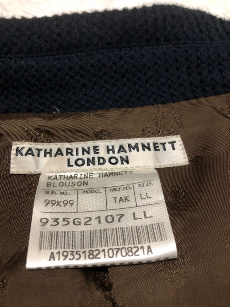 Japanese Brand Katharine Hamnett London Blouson Jacket Size US M / EU 48-50 / 2 - 7 Thumbnail