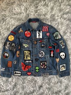 Supreme Patches Denim Trucker Jacket | Grailed