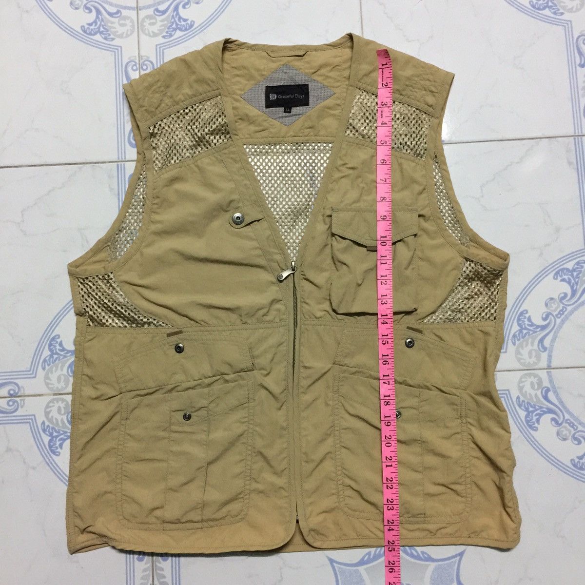 Japanese Brand Graceful Days tactical multi pocket vest nice design rare Size US L / EU 52-54 / 3 - 7 Thumbnail