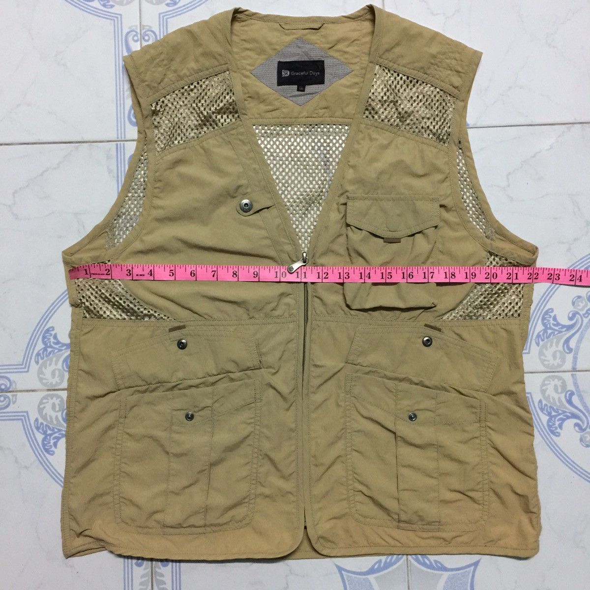 Japanese Brand Graceful Days tactical multi pocket vest nice design rare Size US L / EU 52-54 / 3 - 6 Thumbnail