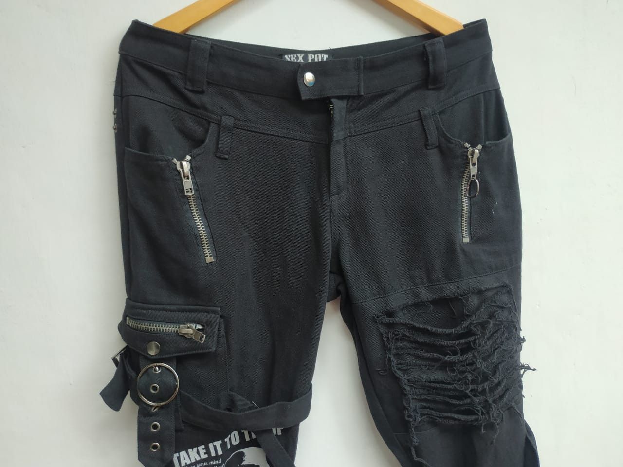 Japanese Brand Sexpot Revenge Bondage Pants Size US 30 / EU 46 - 12 Thumbnail