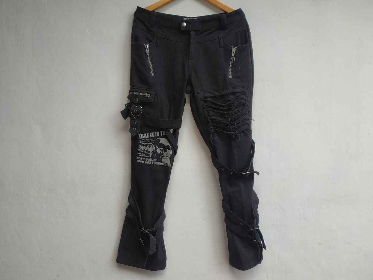 Japanese Brand Sexpot Revenge Bondage Pants Size US 30 / EU 46 - 4 Thumbnail