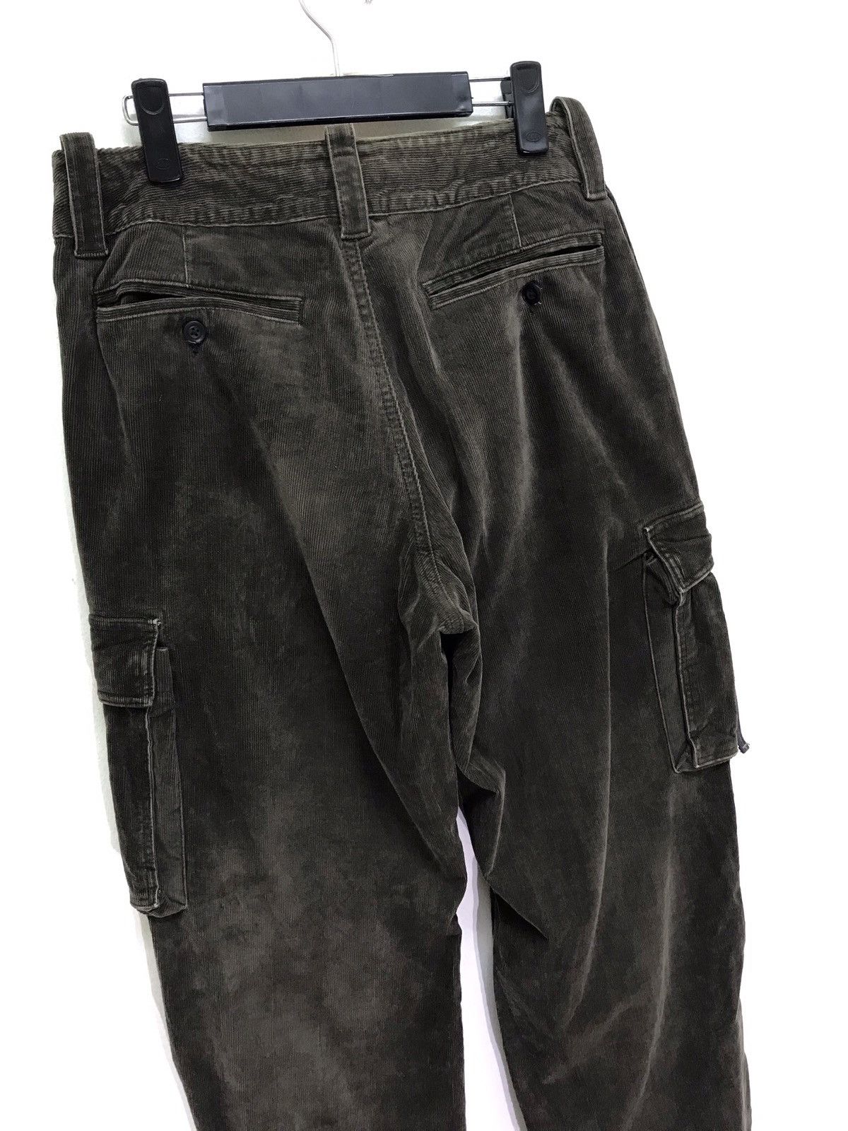 Japanese Brand Sunny Cloud Military Cargo Corduroy Pant Loose Size US 33 - 5 Thumbnail