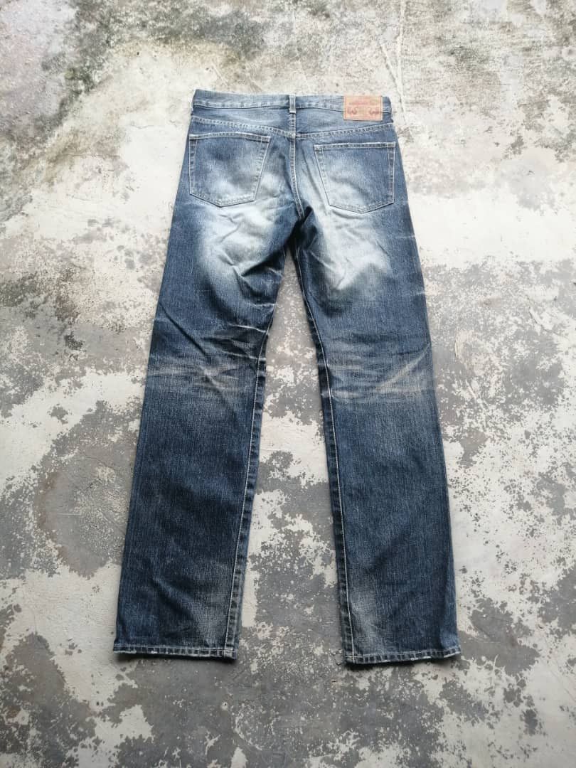 Japanese Brand RARE🔥Vintage Rusty Whiskers Takeo Kikuchi Jeans Size US 31 - 2 Thumbnail