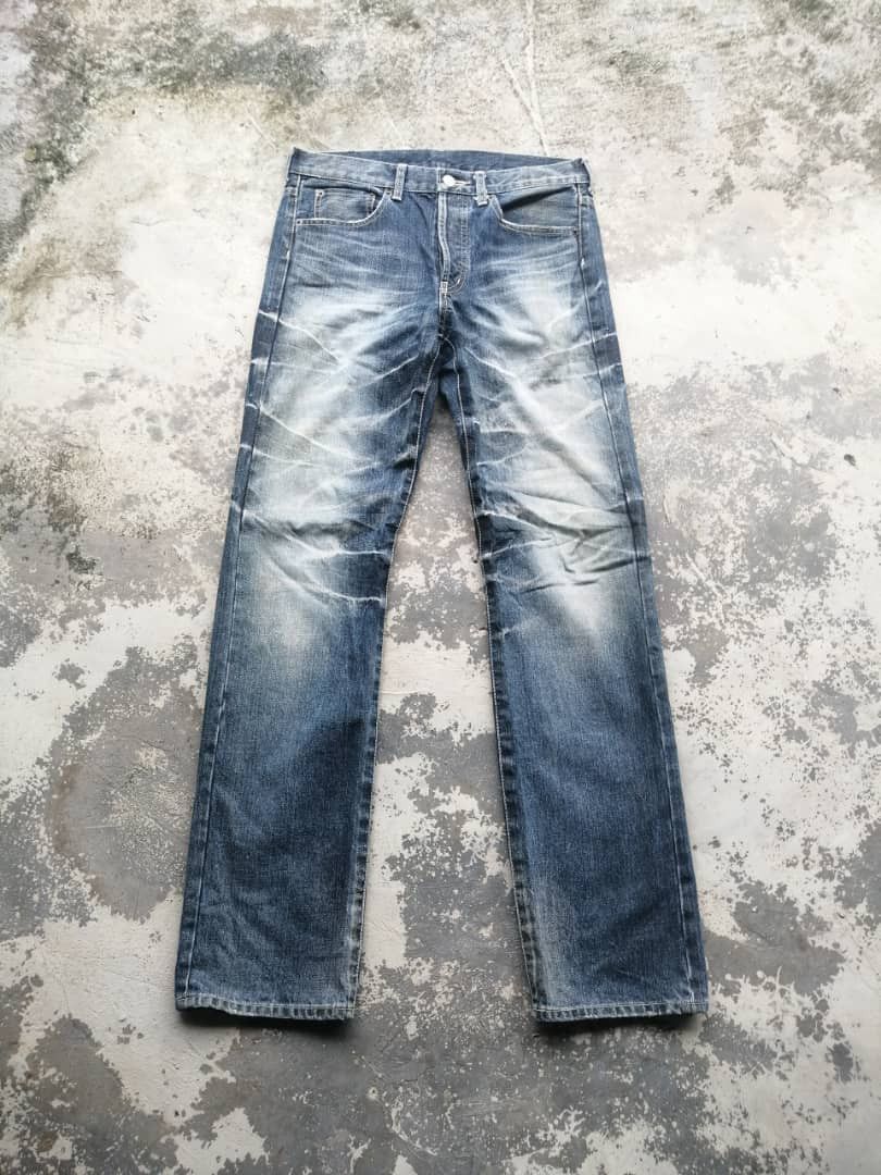 Japanese Brand RARE🔥Vintage Rusty Whiskers Takeo Kikuchi Jeans Size US 31 - 1 Thumbnail