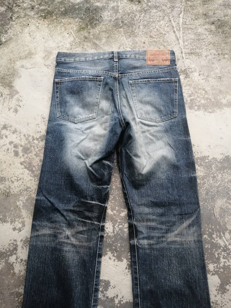 Japanese Brand RARE🔥Vintage Rusty Whiskers Takeo Kikuchi Jeans Size US 31 - 10 Thumbnail