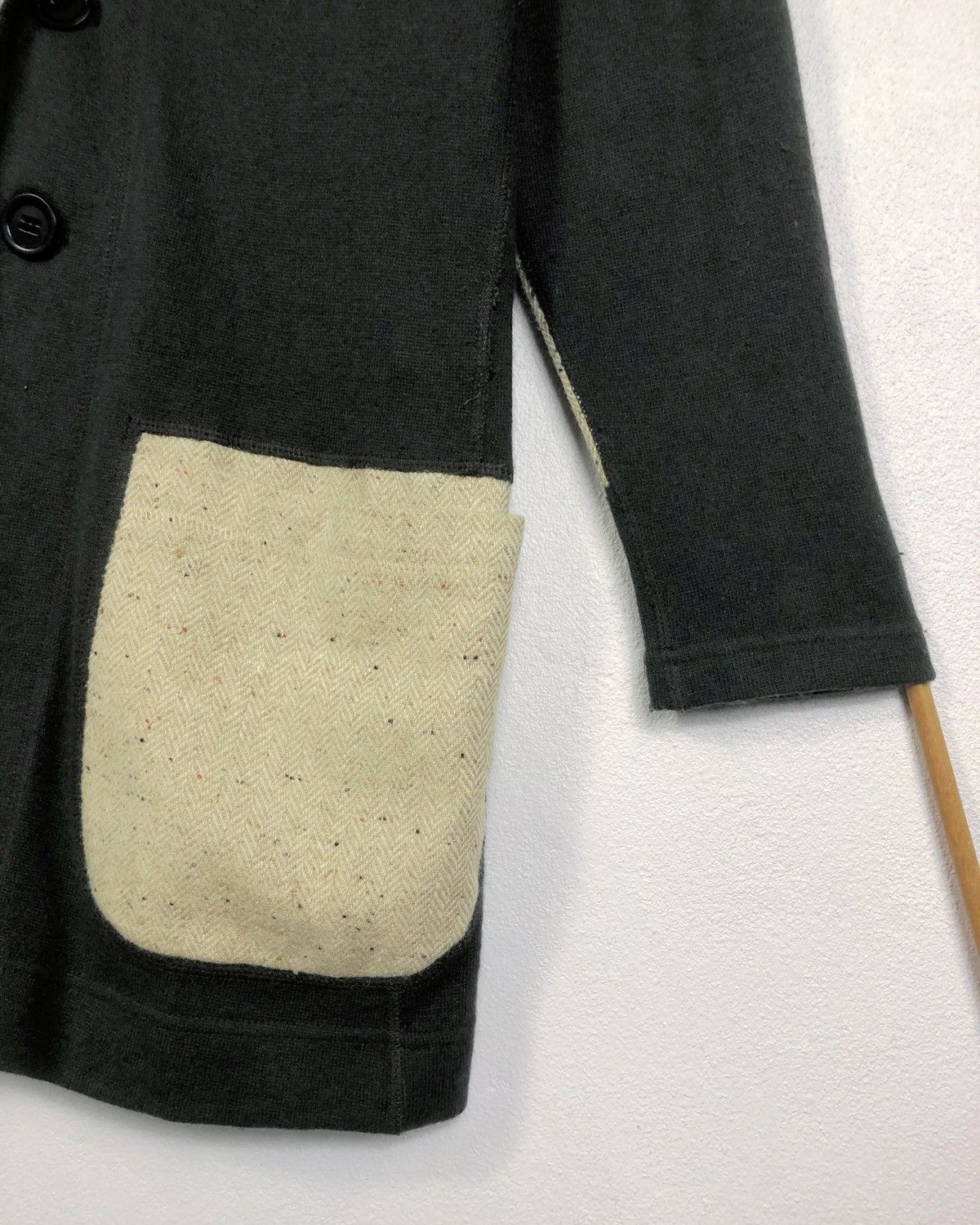 Y's × Yohji Yamamoto Rare Yohji Yamamoto Y’s Pocket Wool Cardigan Size US S / EU 44-46 / 1 - 6 Thumbnail