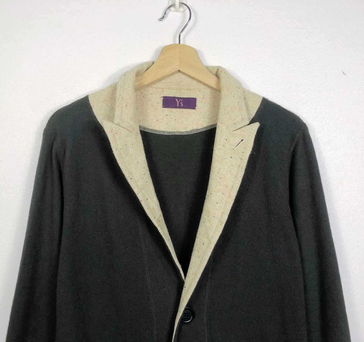 Y's × Yohji Yamamoto Rare Yohji Yamamoto Y’s Pocket Wool Cardigan Size US S / EU 44-46 / 1 - 3 Thumbnail
