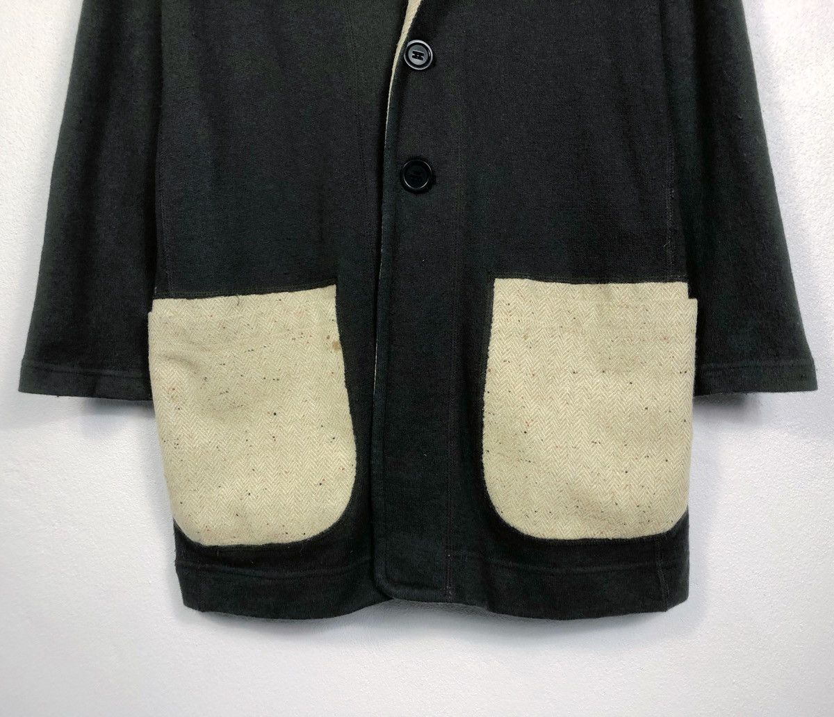 Y's × Yohji Yamamoto Rare Yohji Yamamoto Y’s Pocket Wool Cardigan Size US S / EU 44-46 / 1 - 4 Thumbnail
