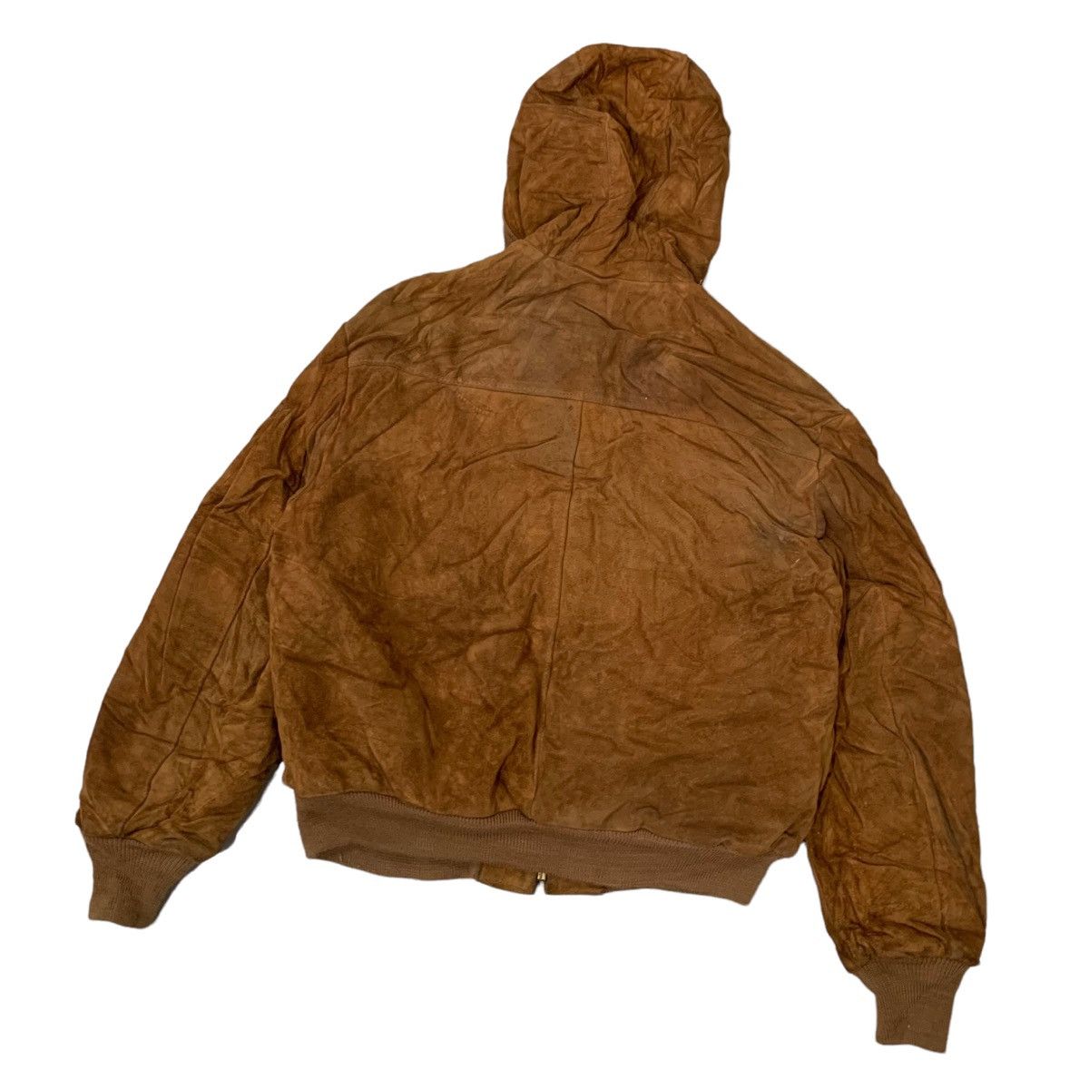 Schott 🔥Vintage Schott Suede Leather Shearling Hoodie Jacket Size US M / EU 48-50 / 2 - 7 Thumbnail