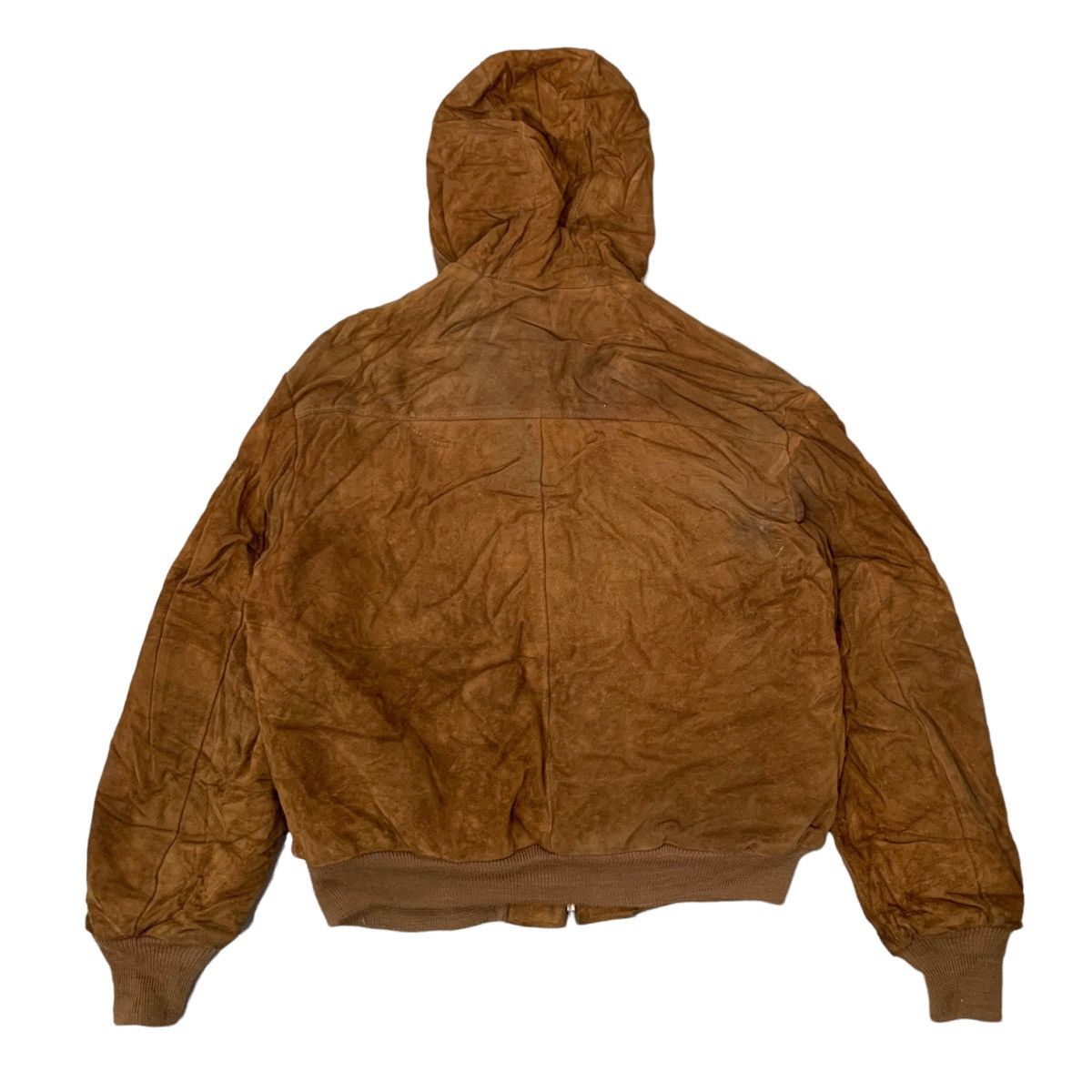 Schott 🔥Vintage Schott Suede Leather Shearling Hoodie Jacket Size US M / EU 48-50 / 2 - 6 Thumbnail